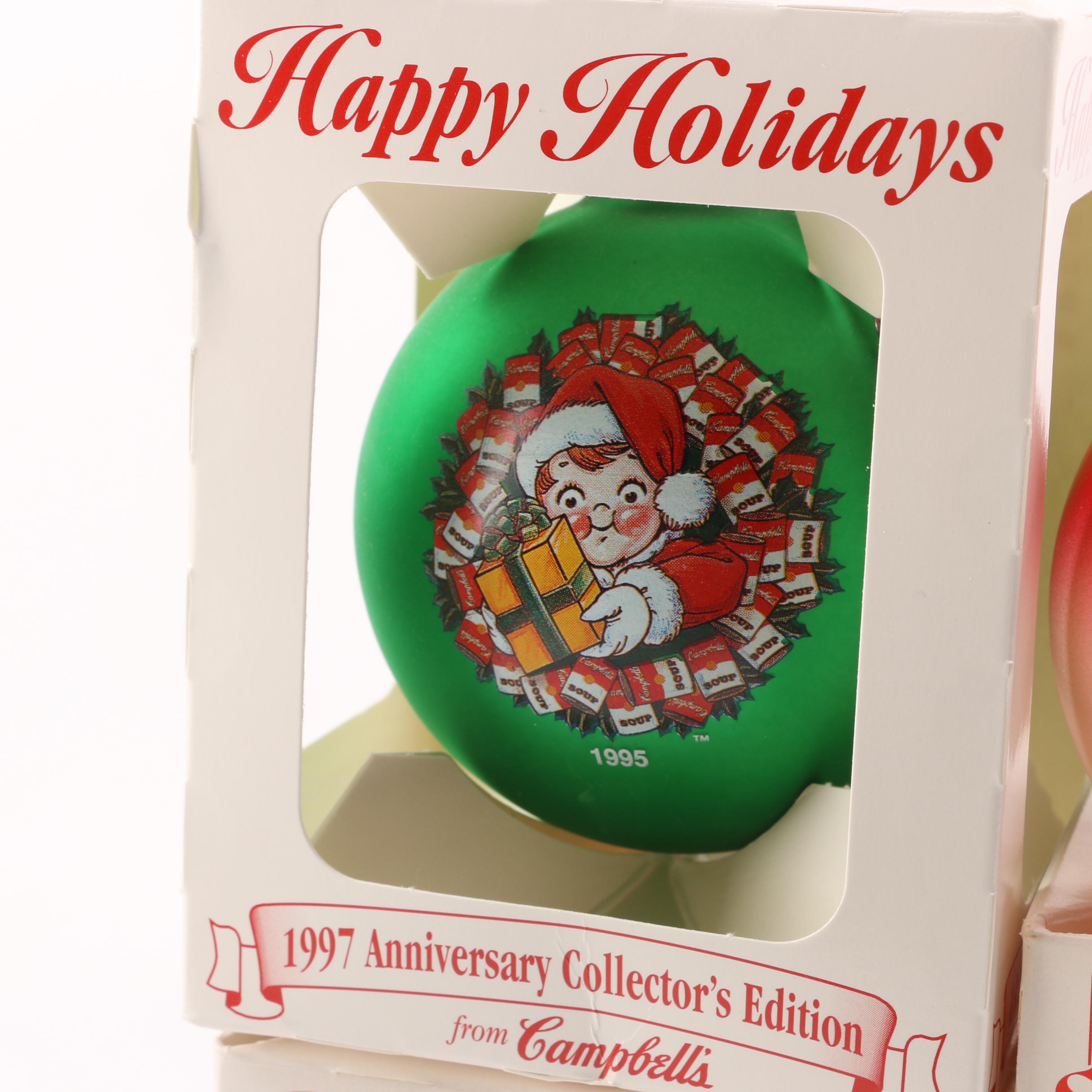 Campbell's Collector's Edition Christmas Ornaments