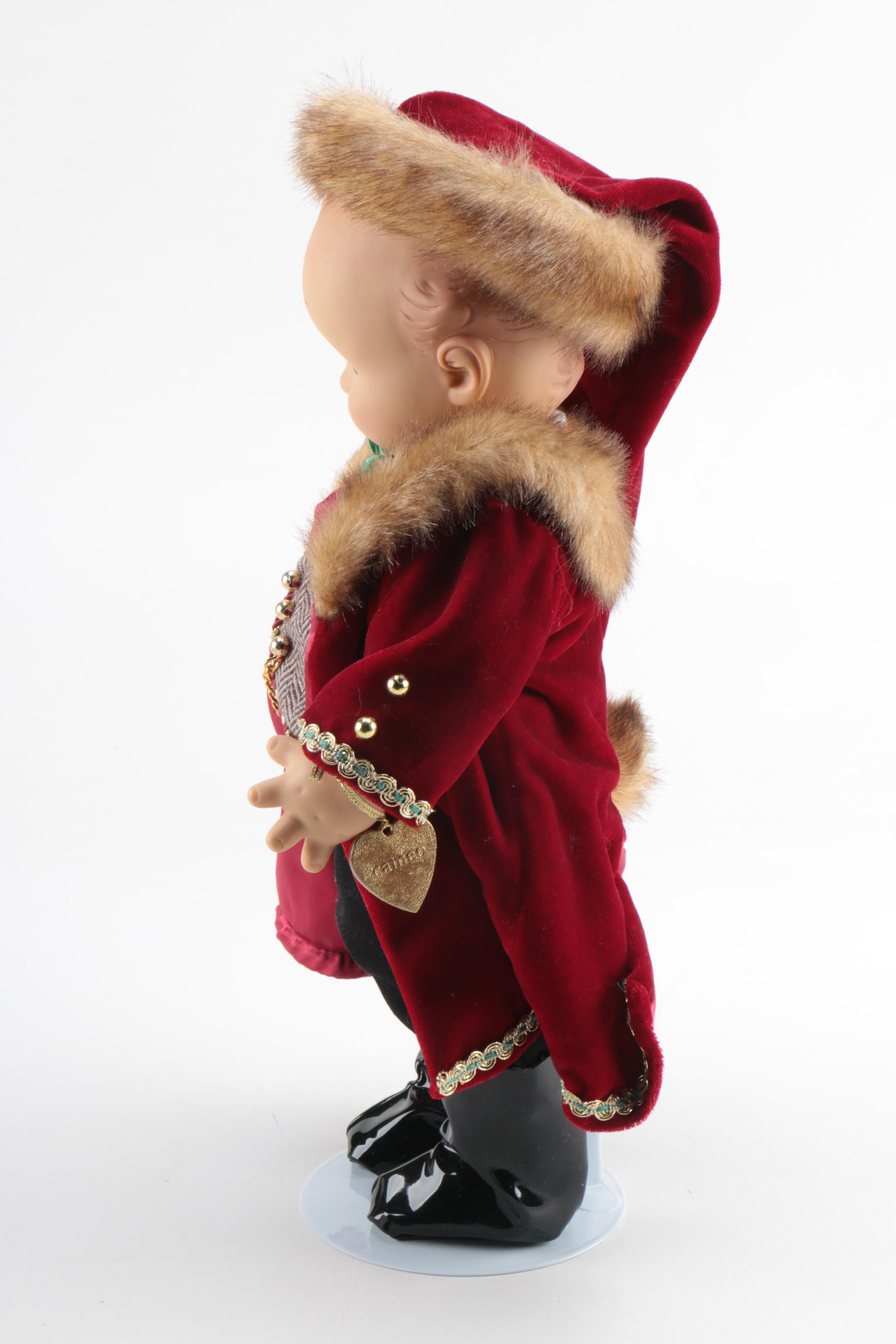 Vintage Cameo "Olde World Santa Kewpie" Vinyl Doll