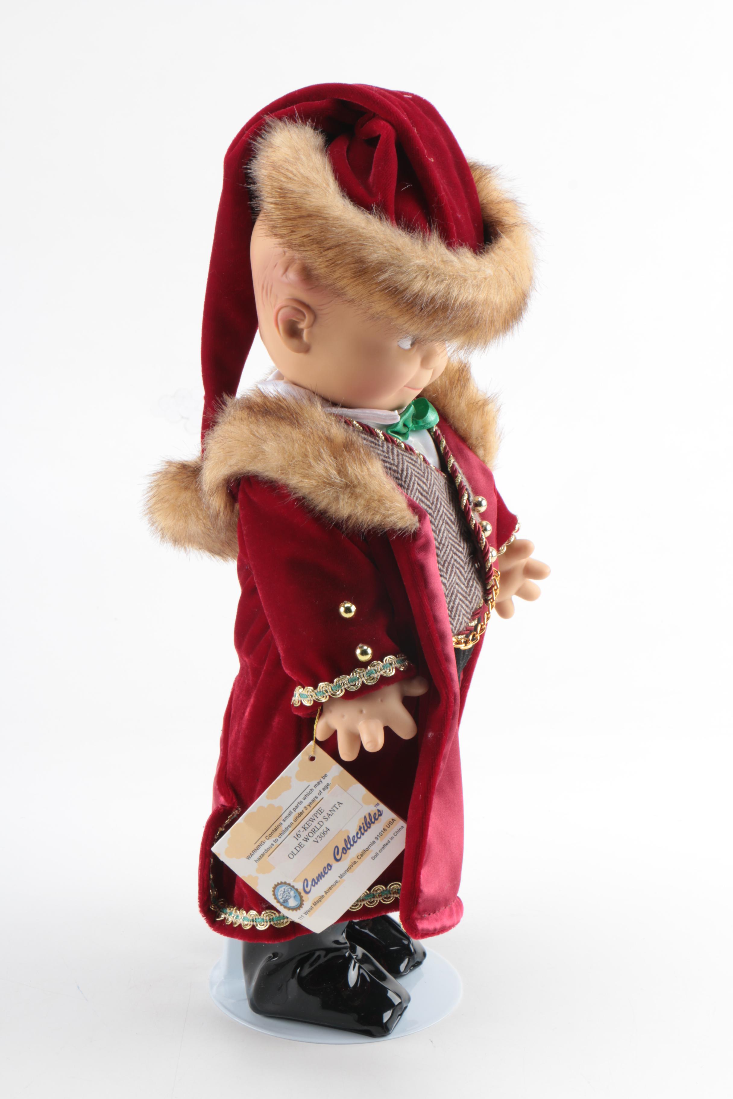 Vintage Cameo "Olde World Santa Kewpie" Vinyl Doll