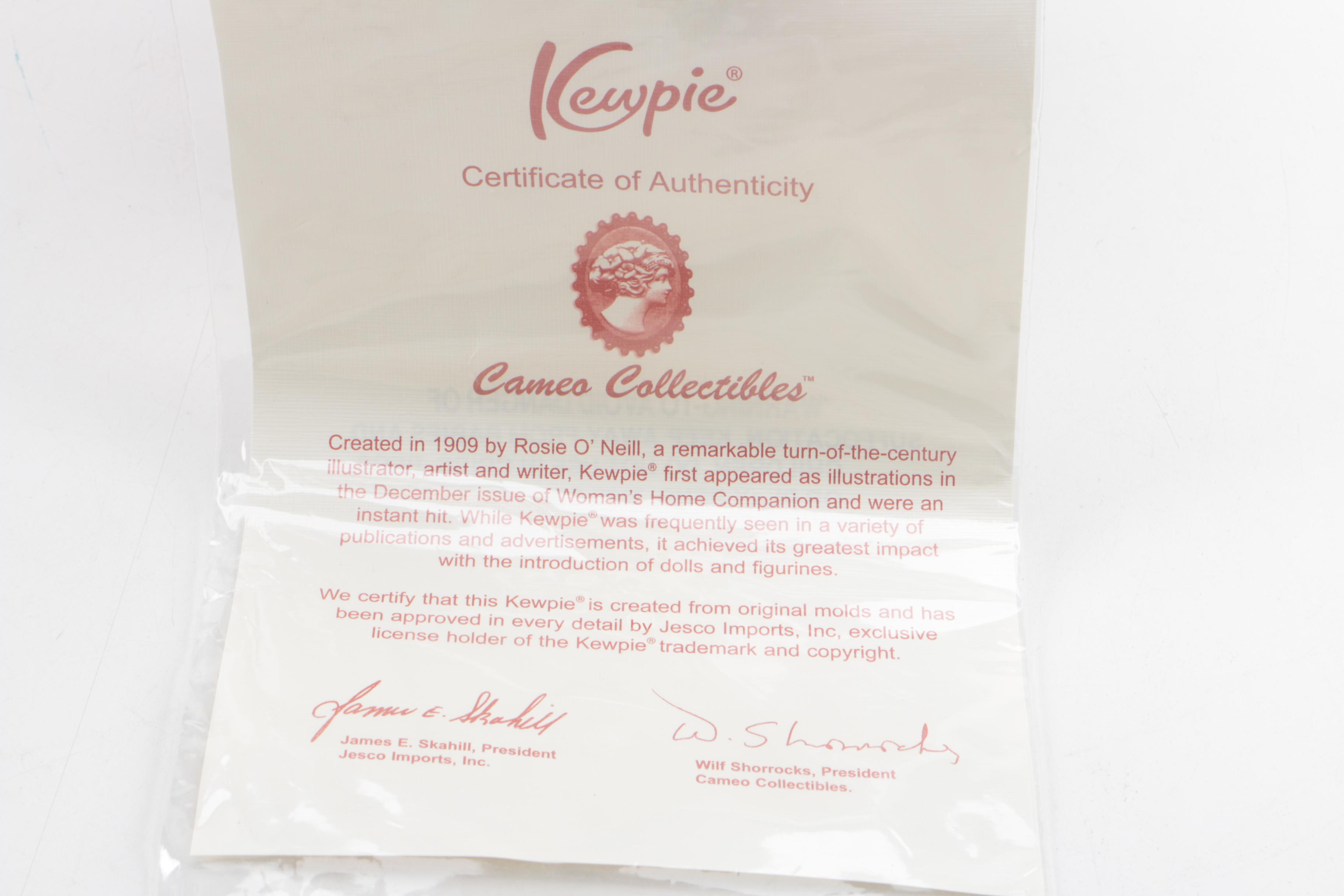 Vintage Cameo "Olde World Santa Kewpie" Vinyl Doll