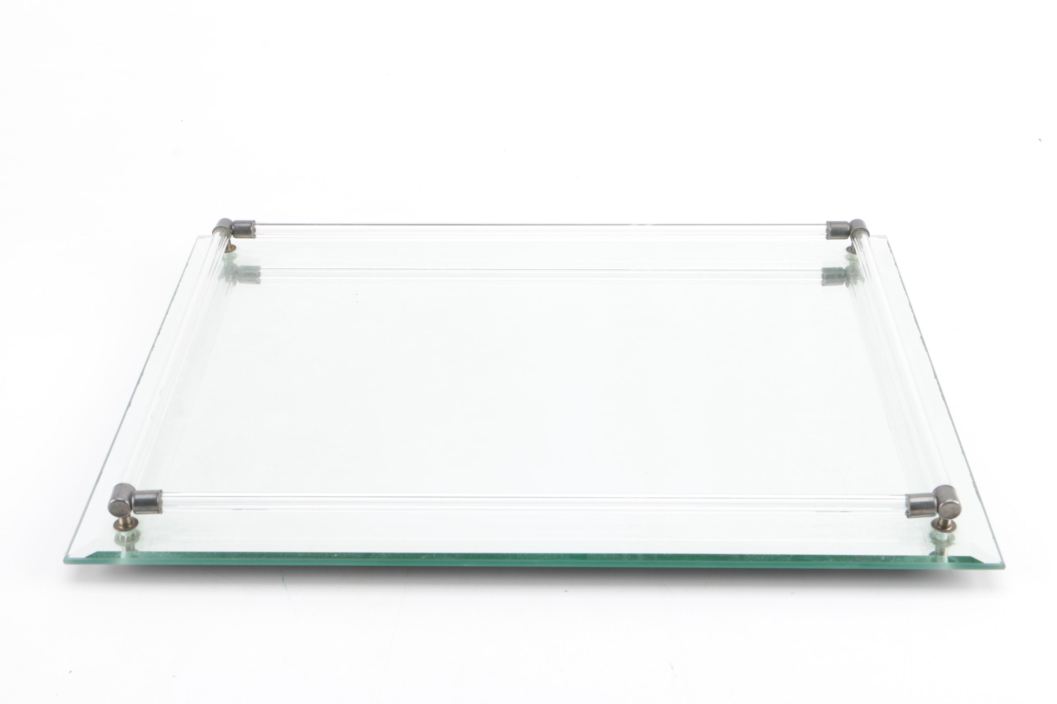 Silver Plate Vanity Accessories