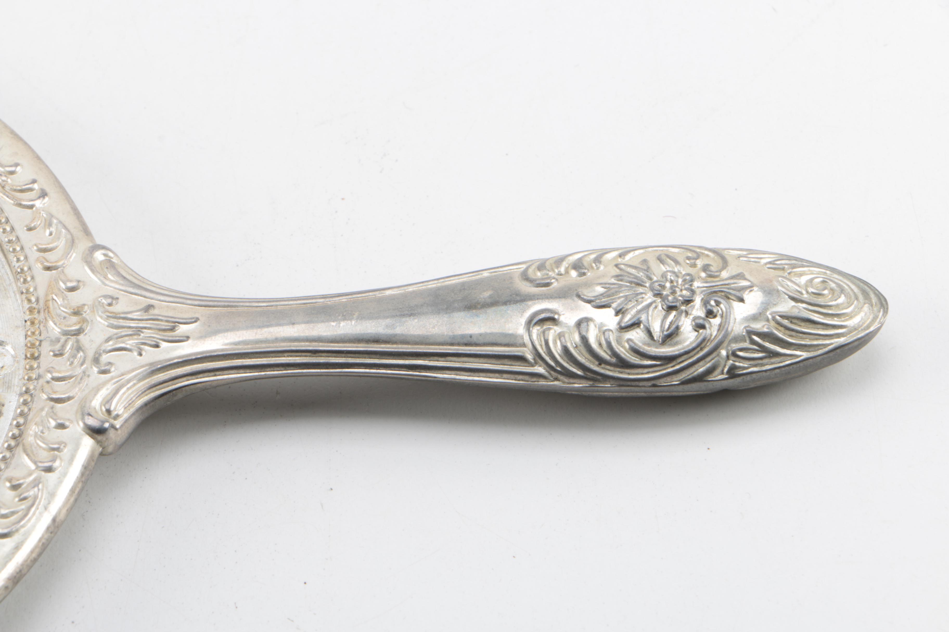 Silver Plate Vanity Accessories