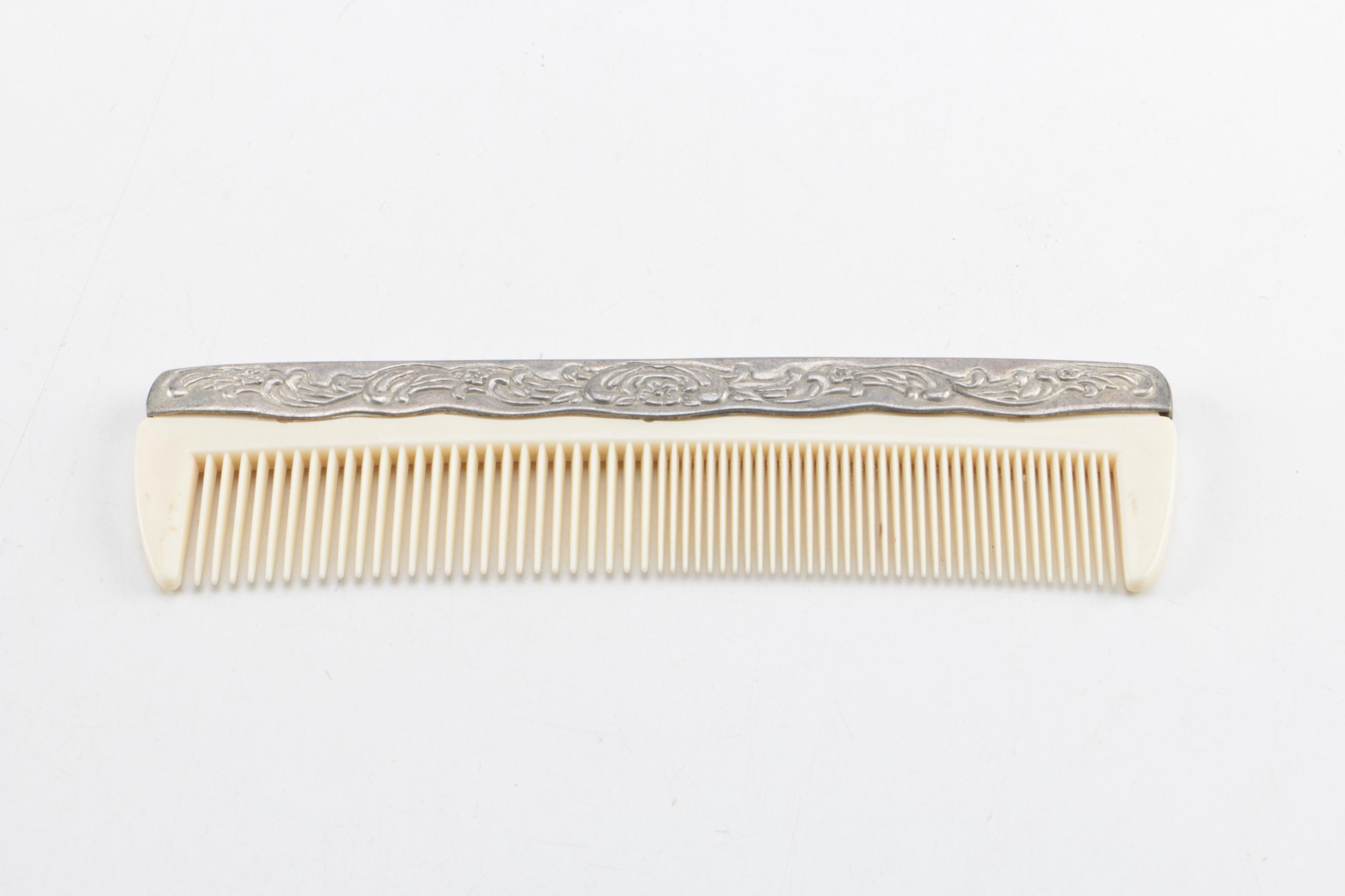 Silver Plate Vanity Accessories