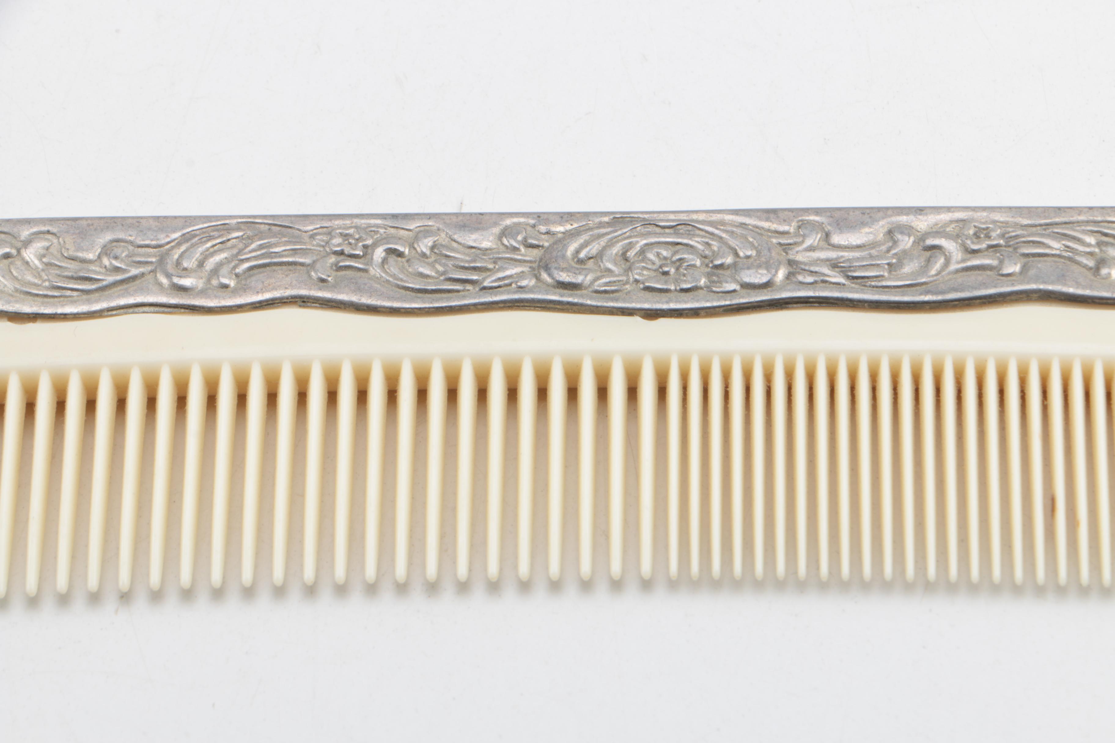 Silver Plate Vanity Accessories