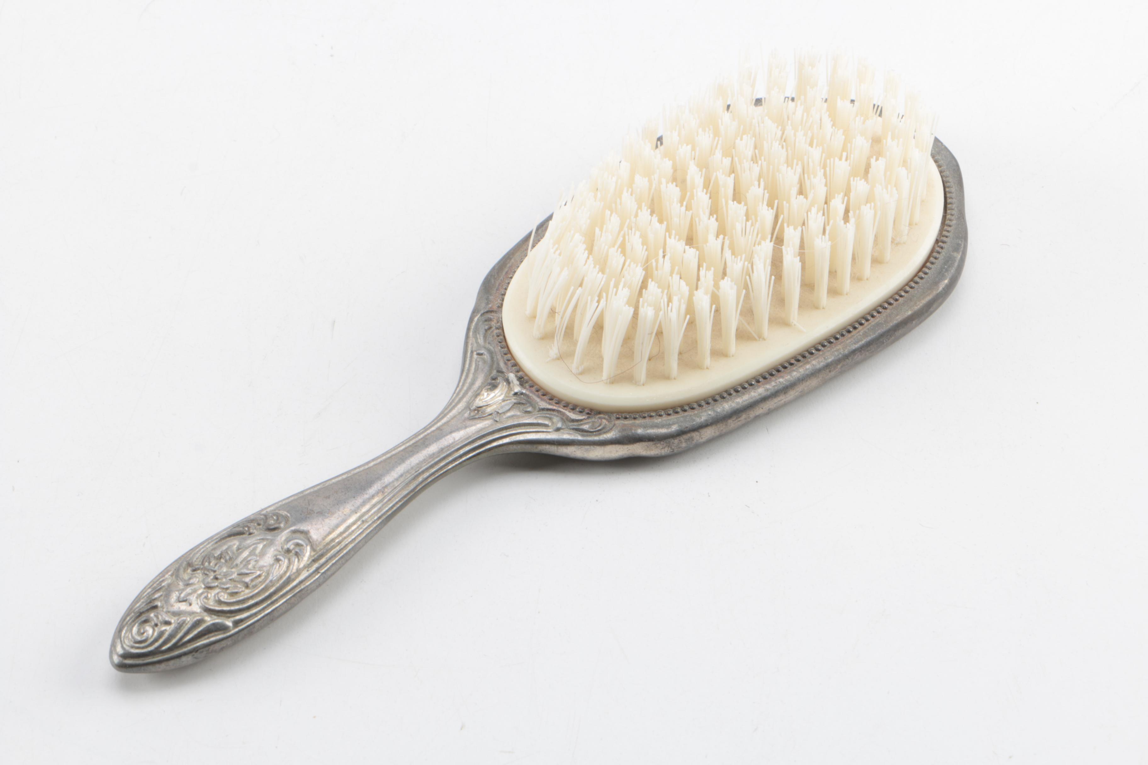 Silver Plate Vanity Accessories