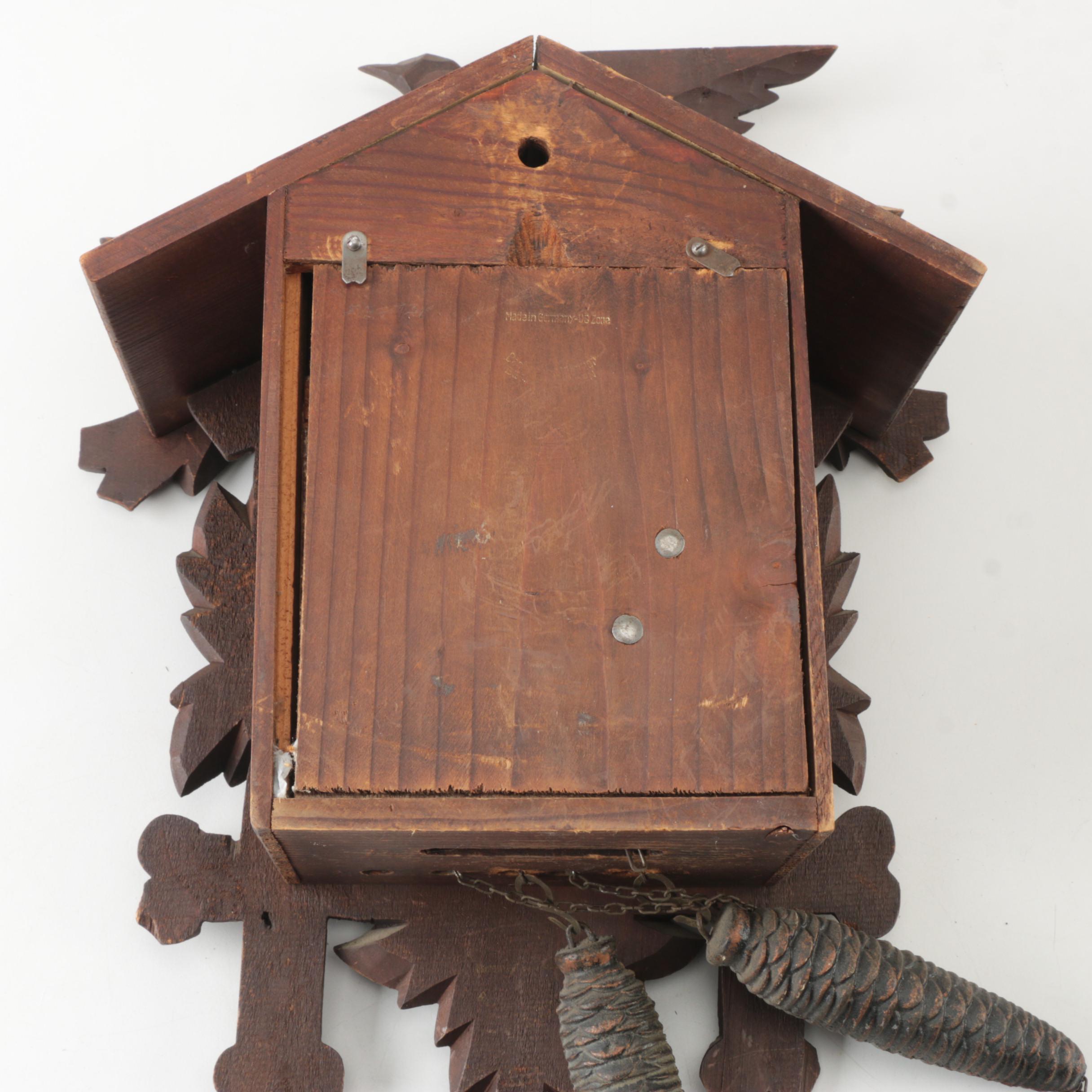 U.S. Zone German Cuckoo Clock
