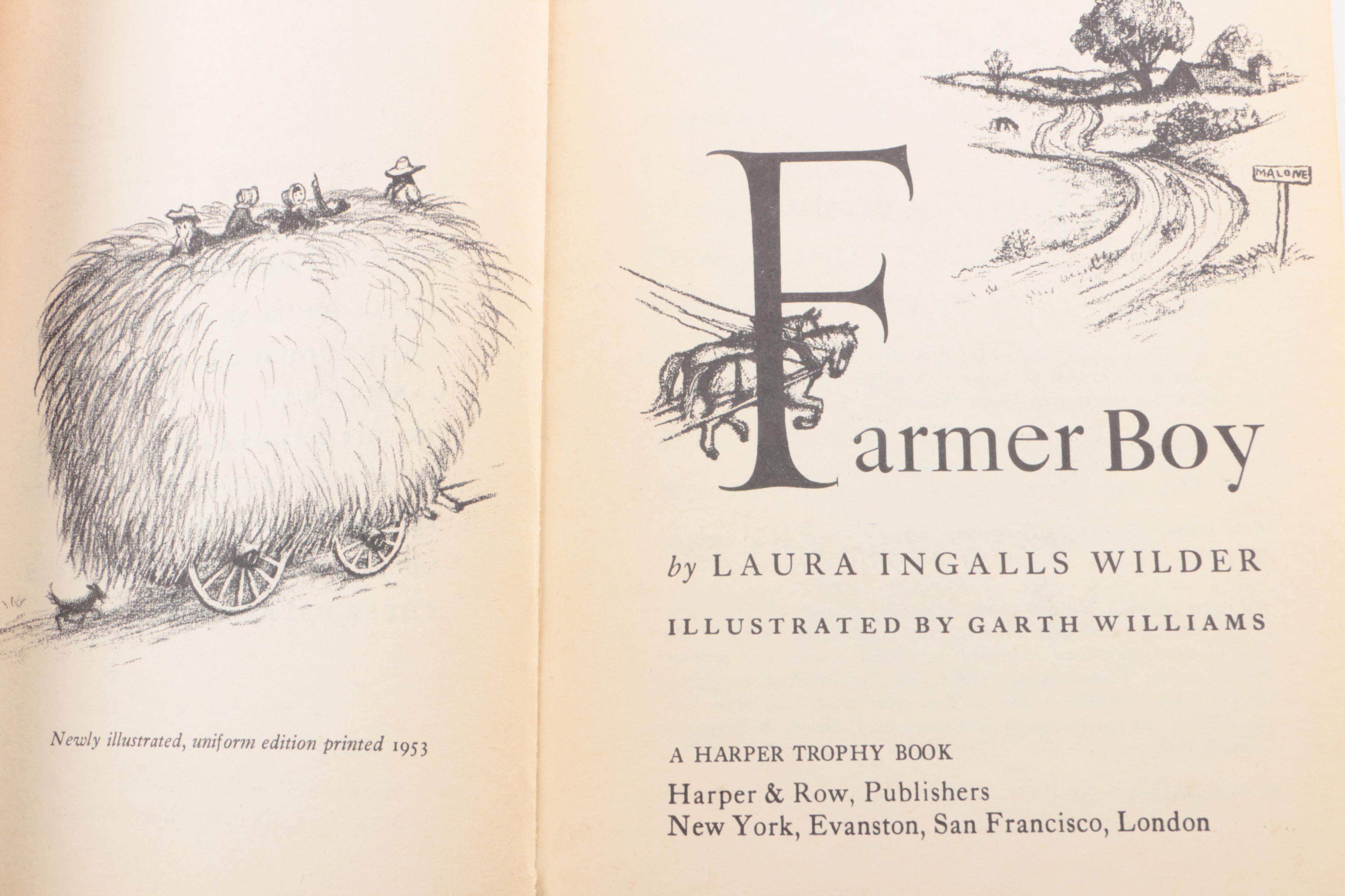 1971 "Little House on the Prairie" Paperback Books