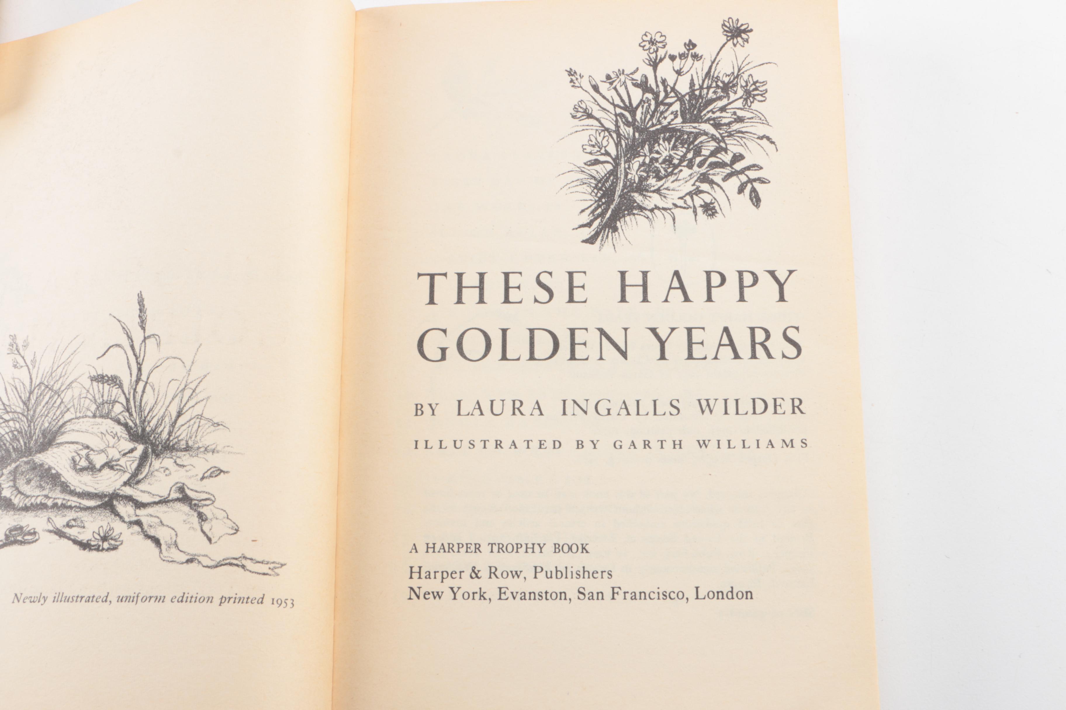 1971 "Little House on the Prairie" Paperback Books