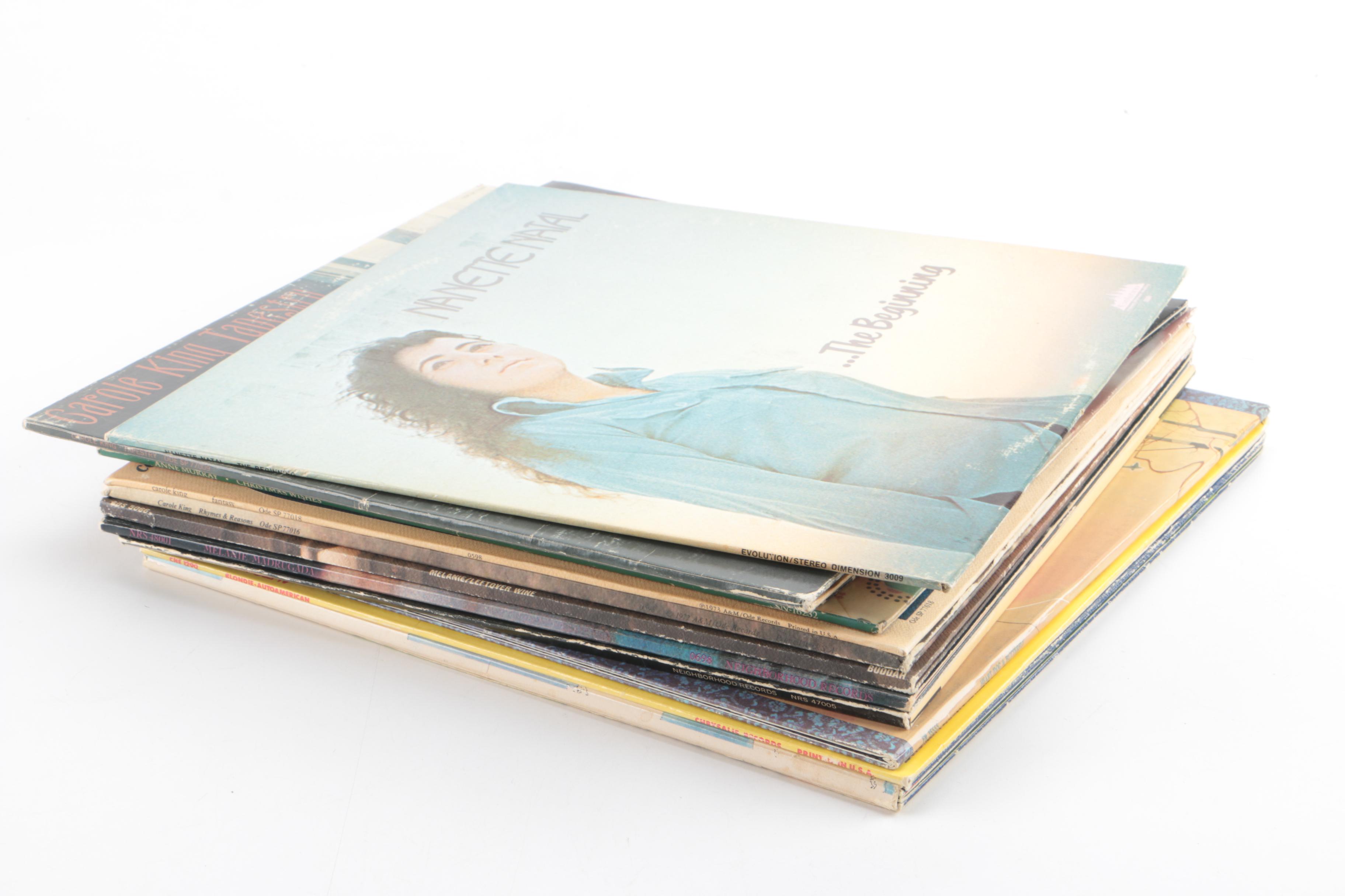 Nanette Natal, Carole King, Linda Ronstadt, Anne Murray, and Heart LPs