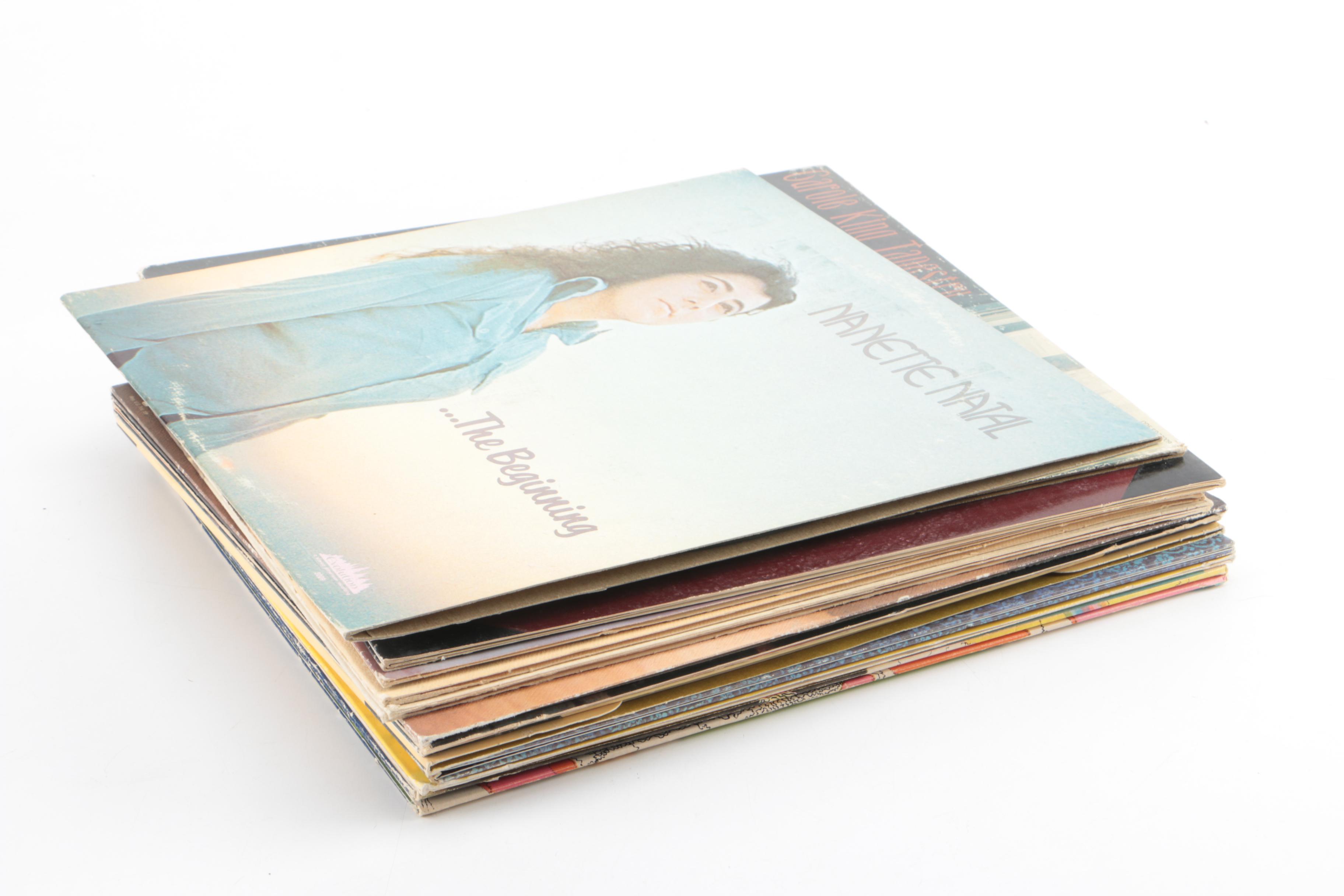 Nanette Natal, Carole King, Linda Ronstadt, Anne Murray, and Heart LPs