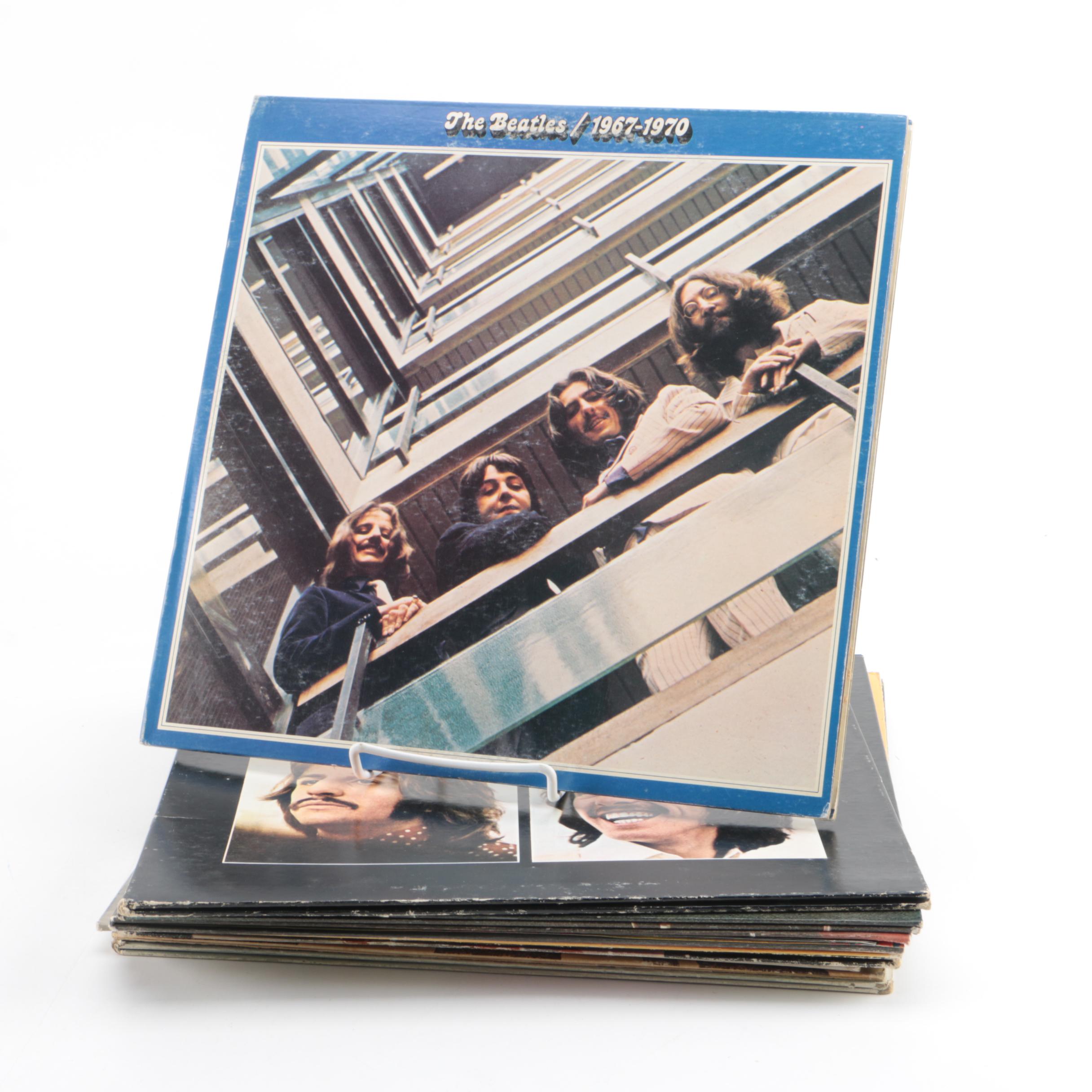 Beatles, Paul McCartney, and John Lennon LPs Including "Let It Be" and "Imagine"