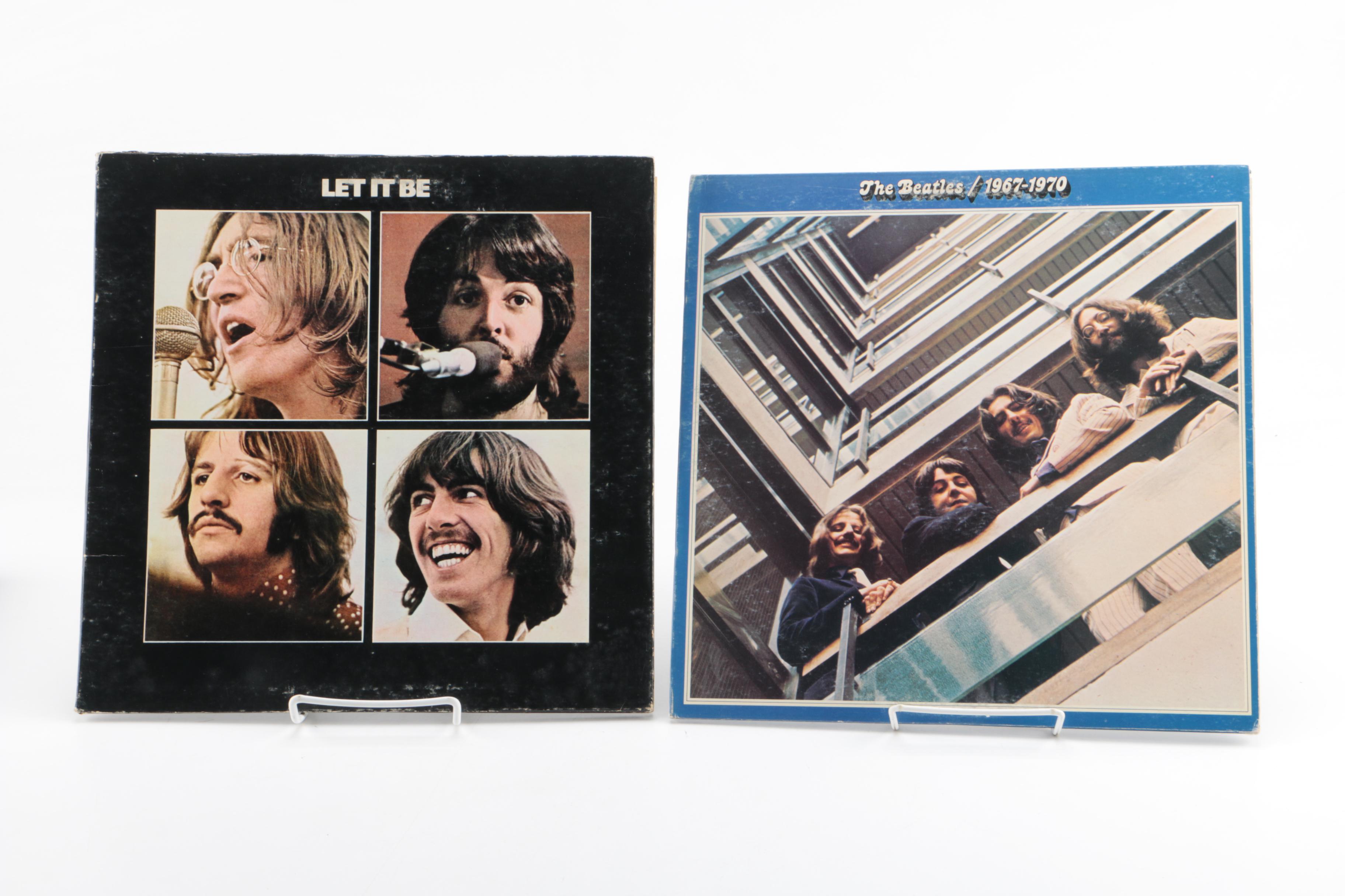 Beatles, Paul McCartney, and John Lennon LPs Including "Let It Be" and "Imagine"