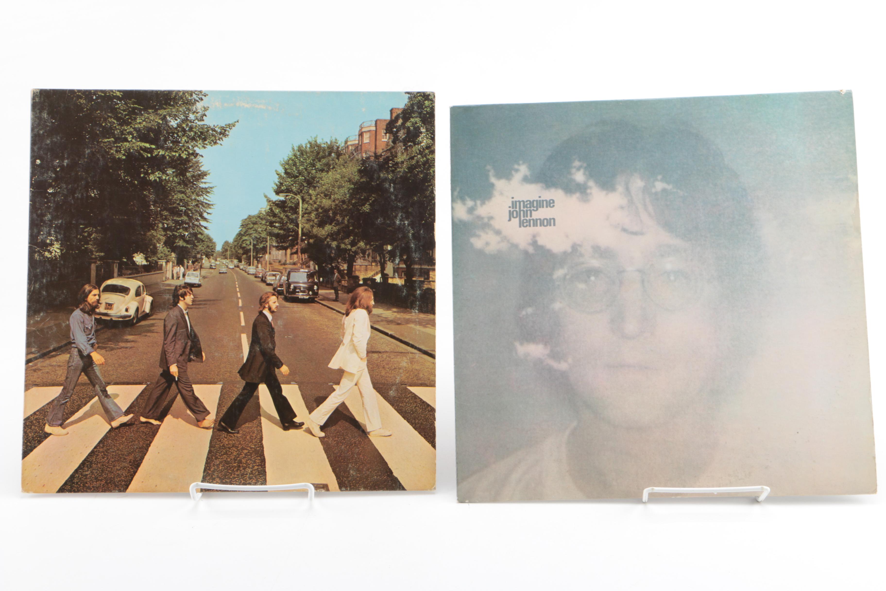Beatles, Paul McCartney, and John Lennon LPs Including "Let It Be" and "Imagine"
