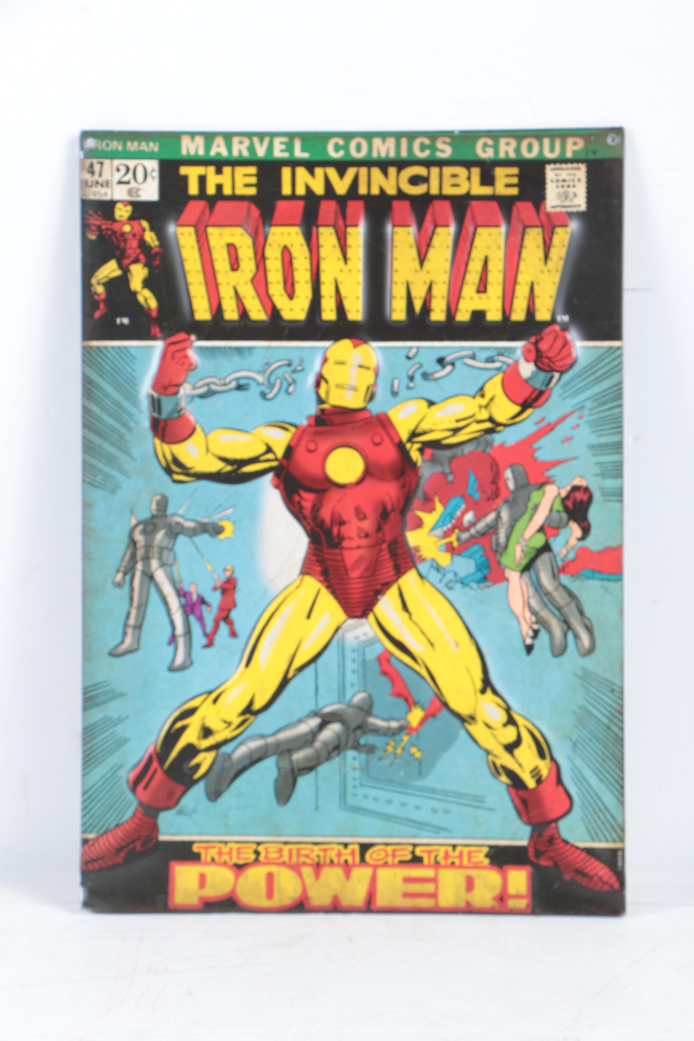 Marvel Comics "The Invincible Iron Man" Wall Décor