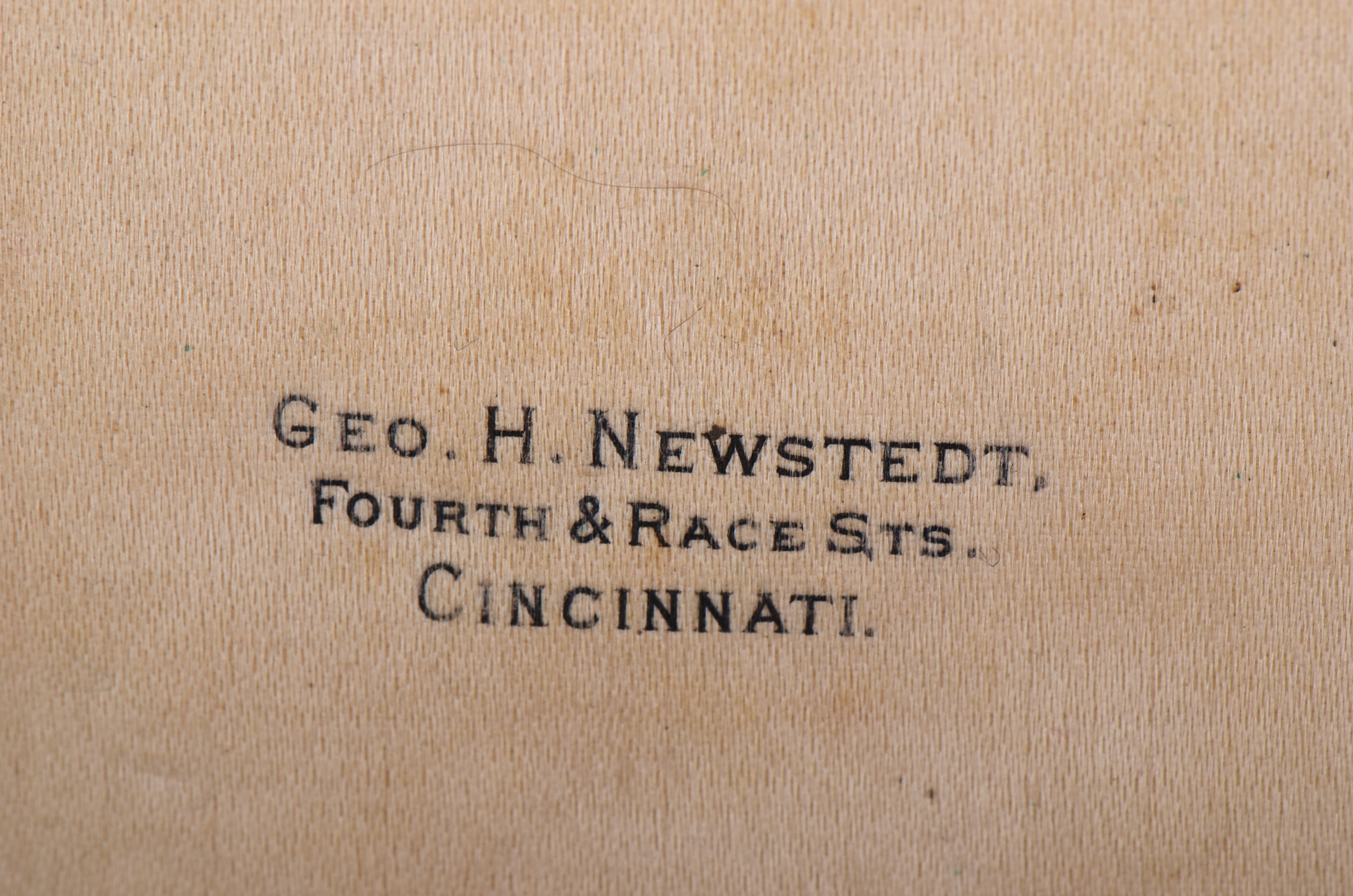 Vintage Gruen 14K Yellow Gold Open Faced Pocket Watch with Box