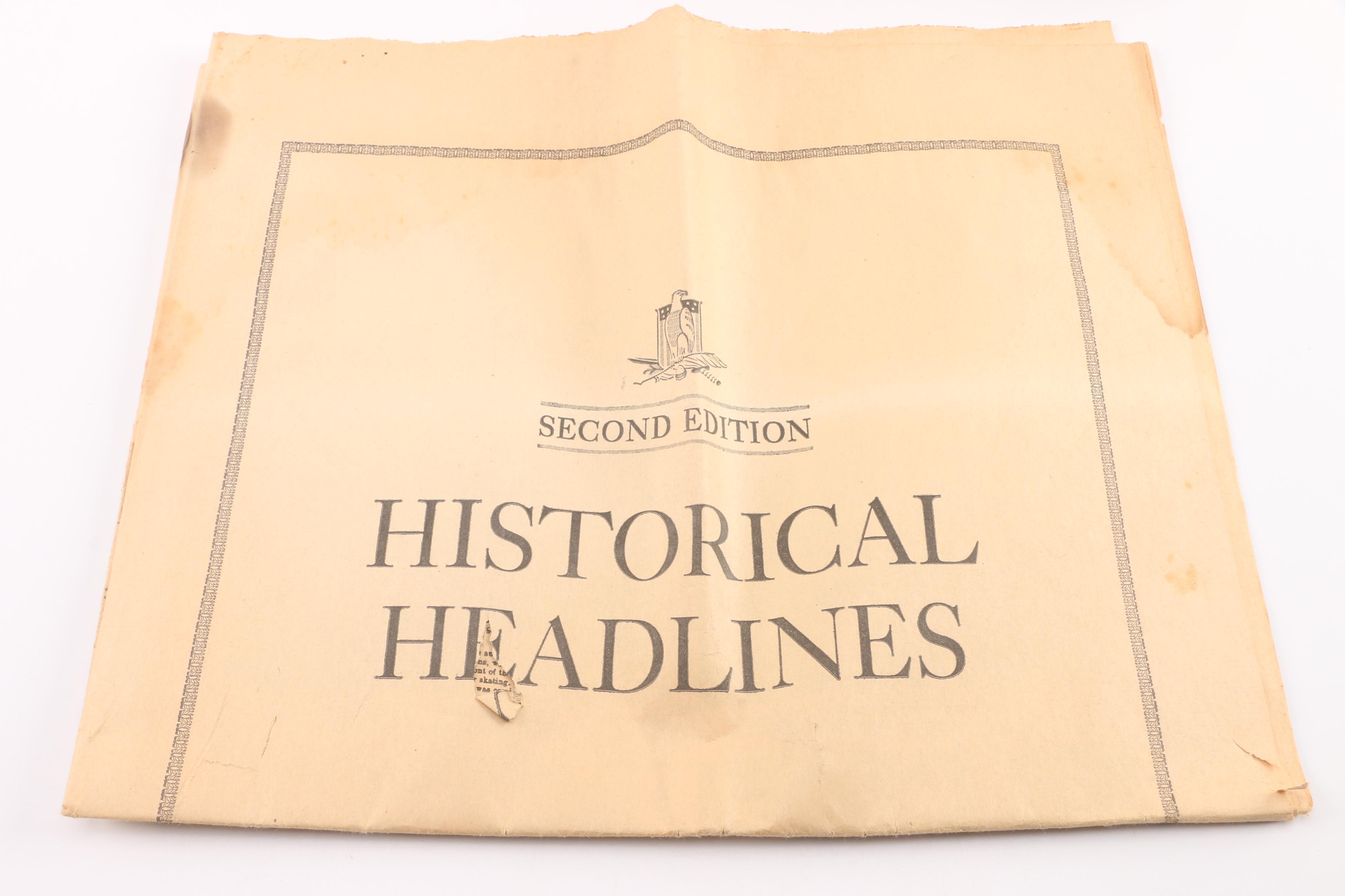 Vintage Political Memorabilia, Records, Newspapers and Ephemera