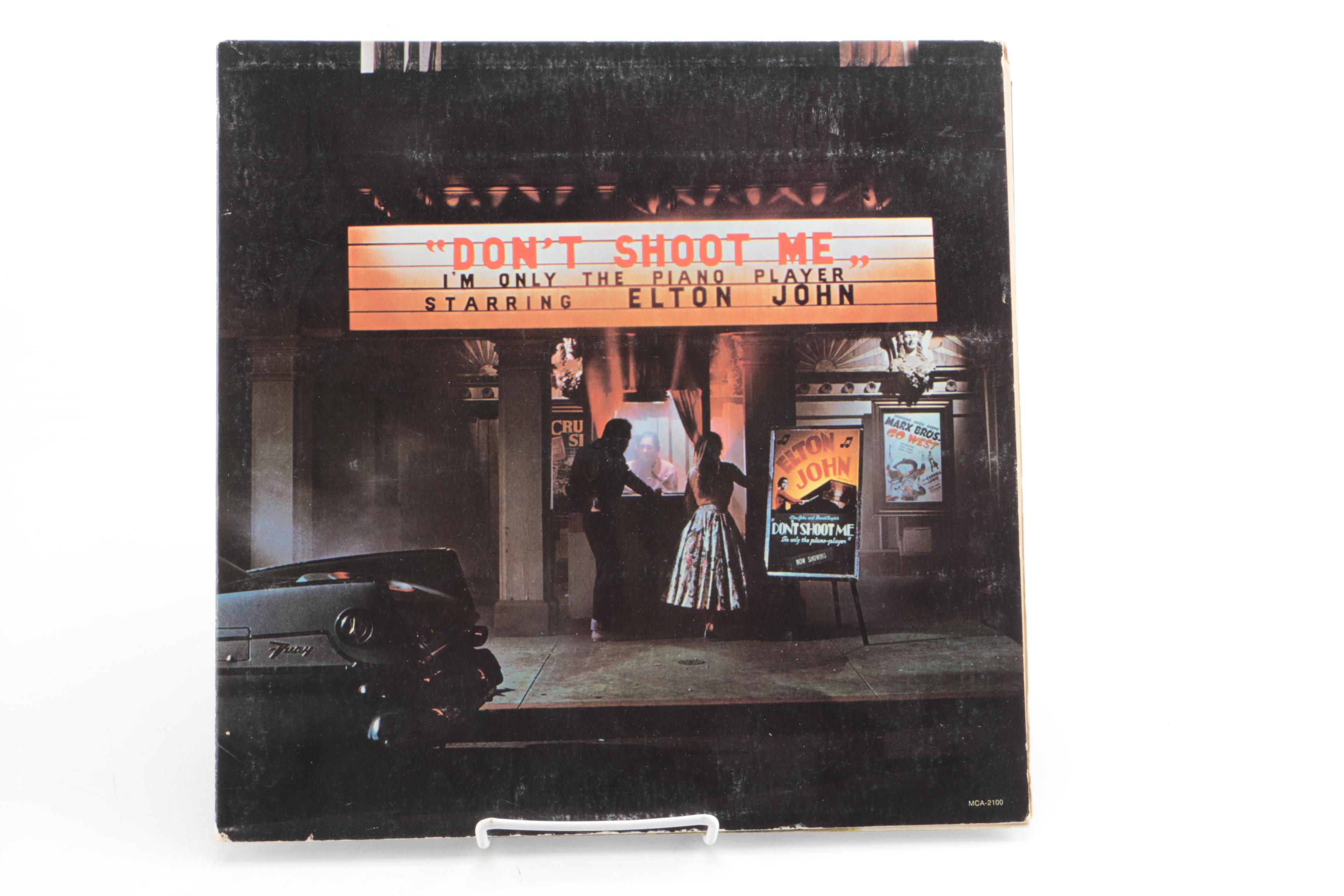 Elton John, Ten Years After, and Rare Earth LPs