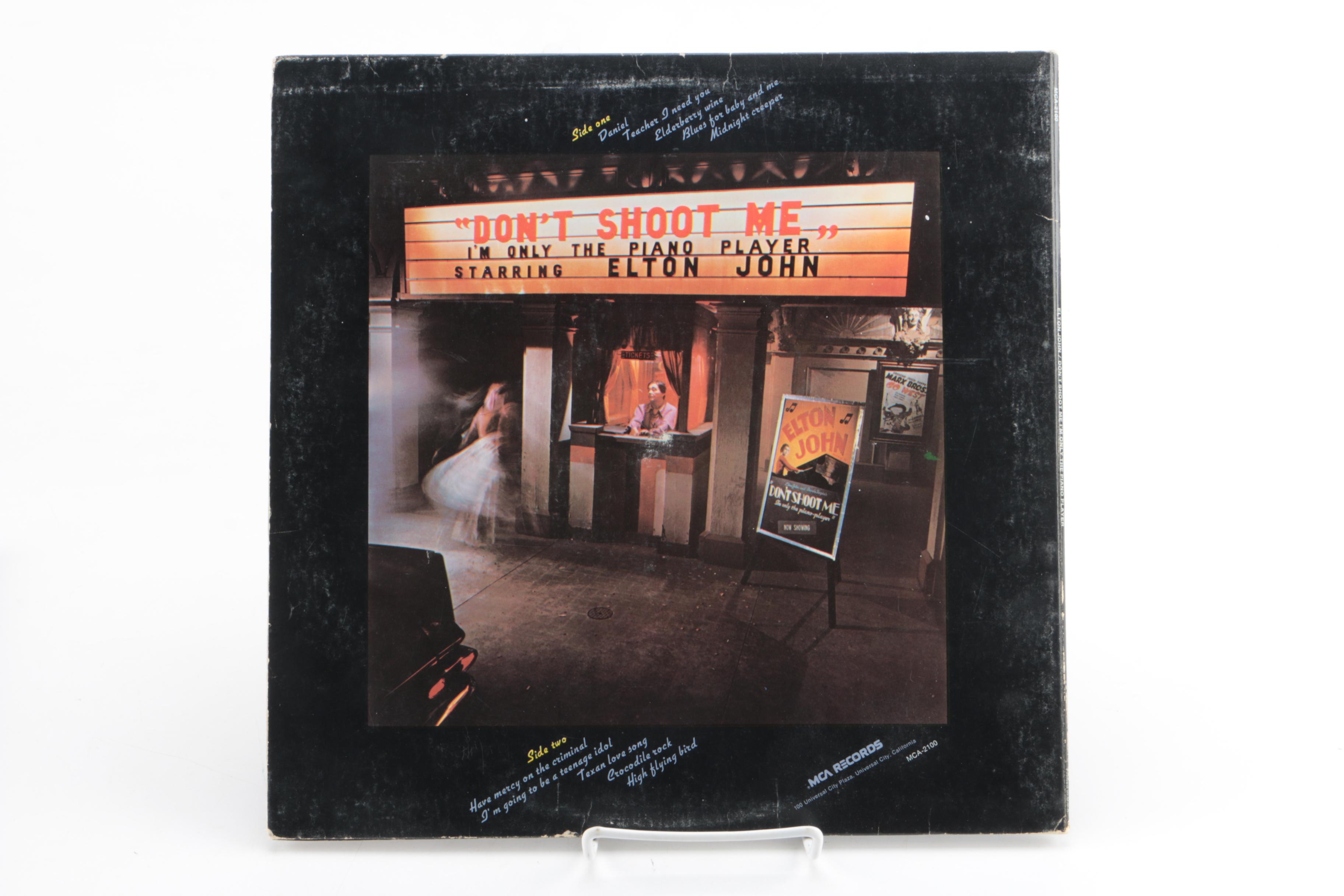 Elton John, Ten Years After, and Rare Earth LPs