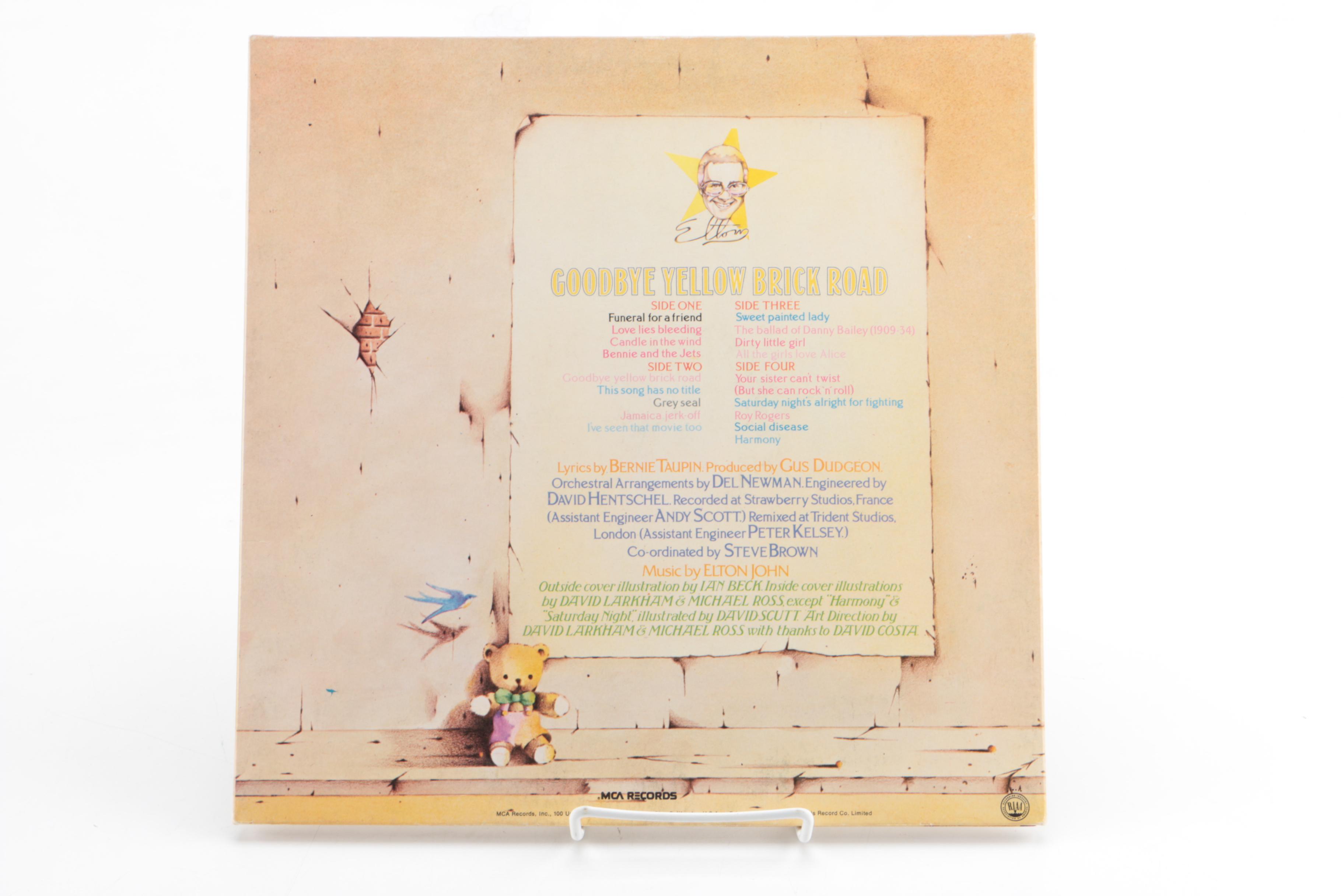 Elton John, Ten Years After, and Rare Earth LPs