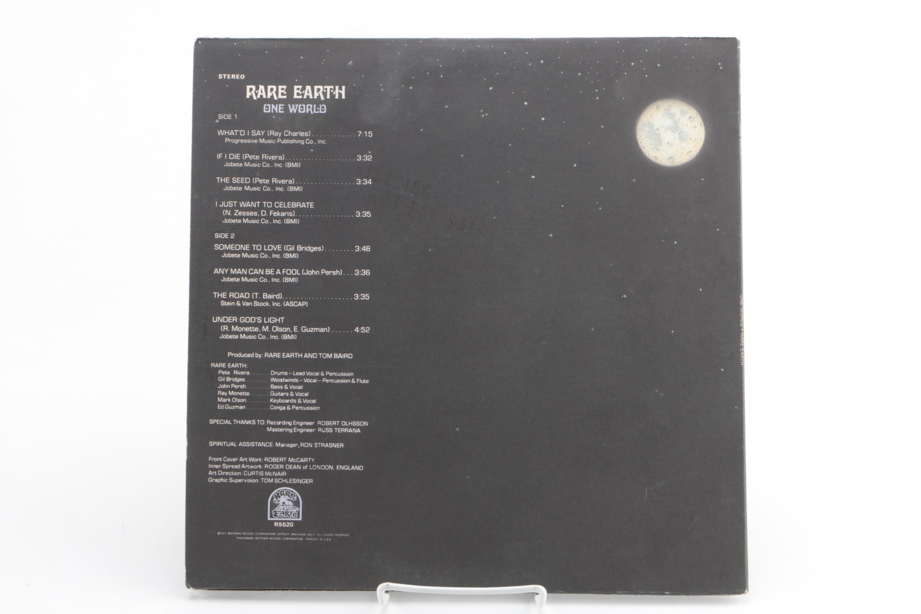 Elton John, Ten Years After, and Rare Earth LPs