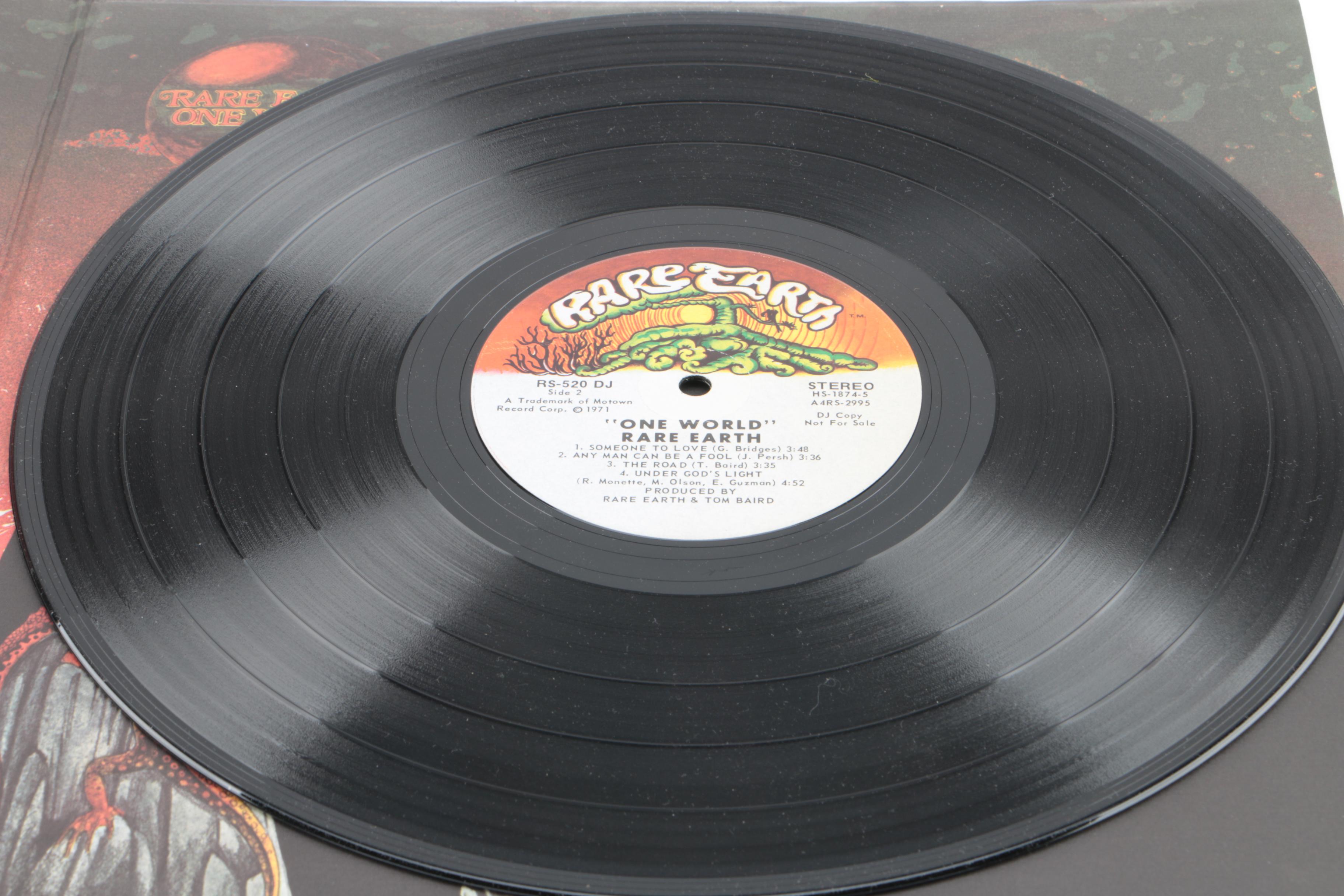 Elton John, Ten Years After, and Rare Earth LPs