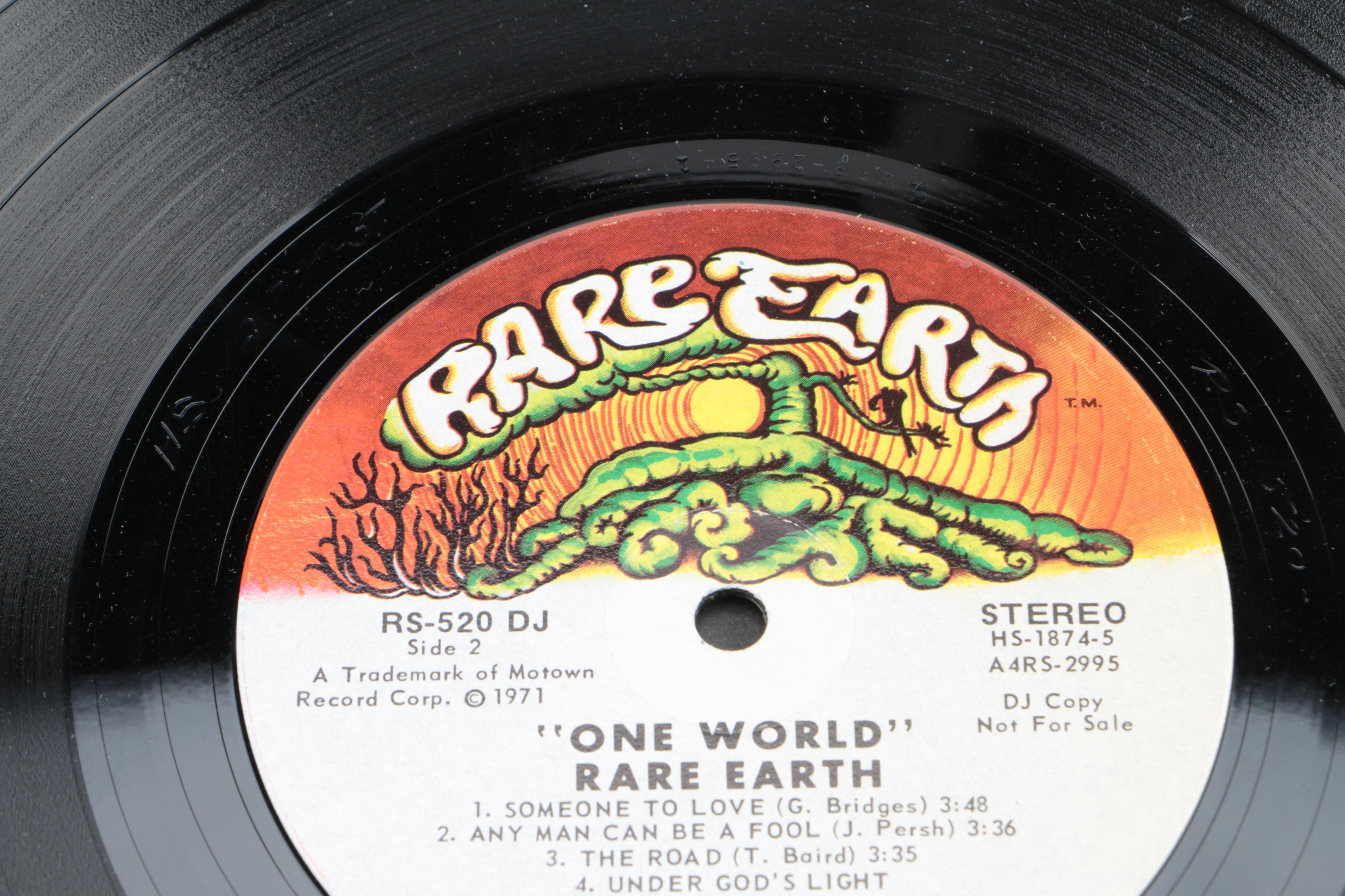 Elton John, Ten Years After, and Rare Earth LPs