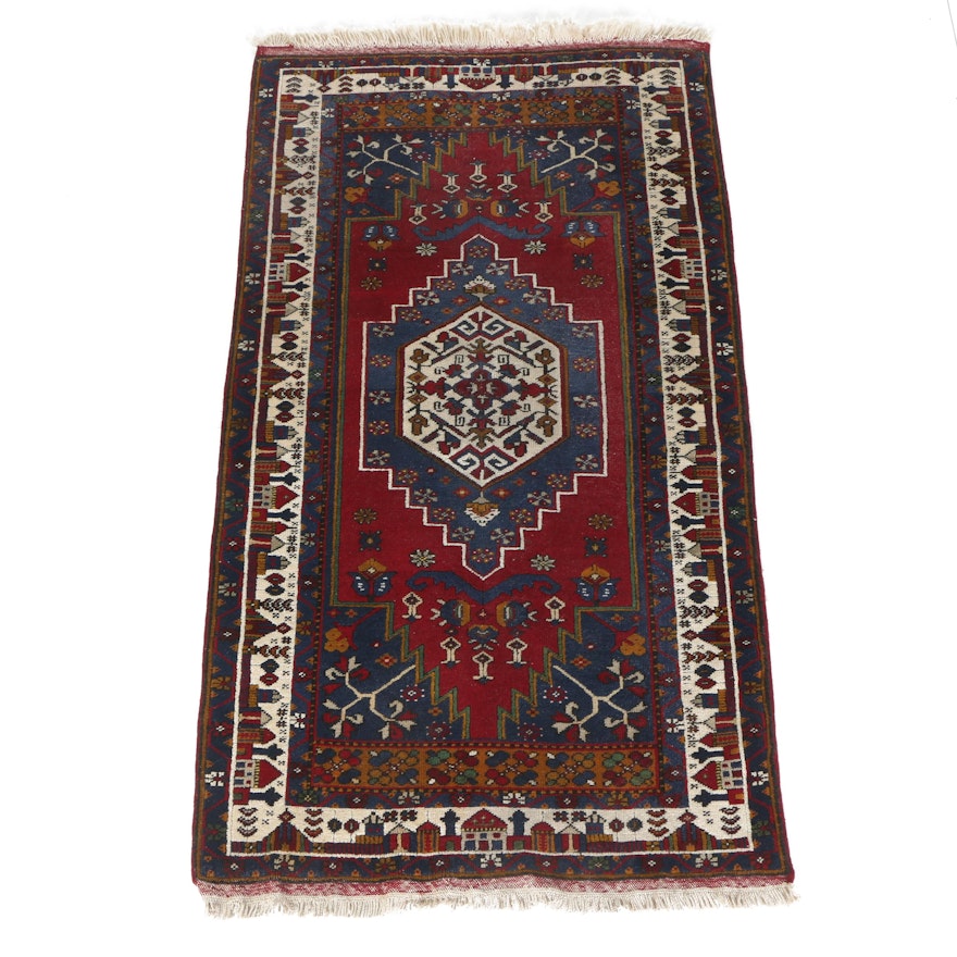 Hand-Knotted Anatolian Wool Area Rug