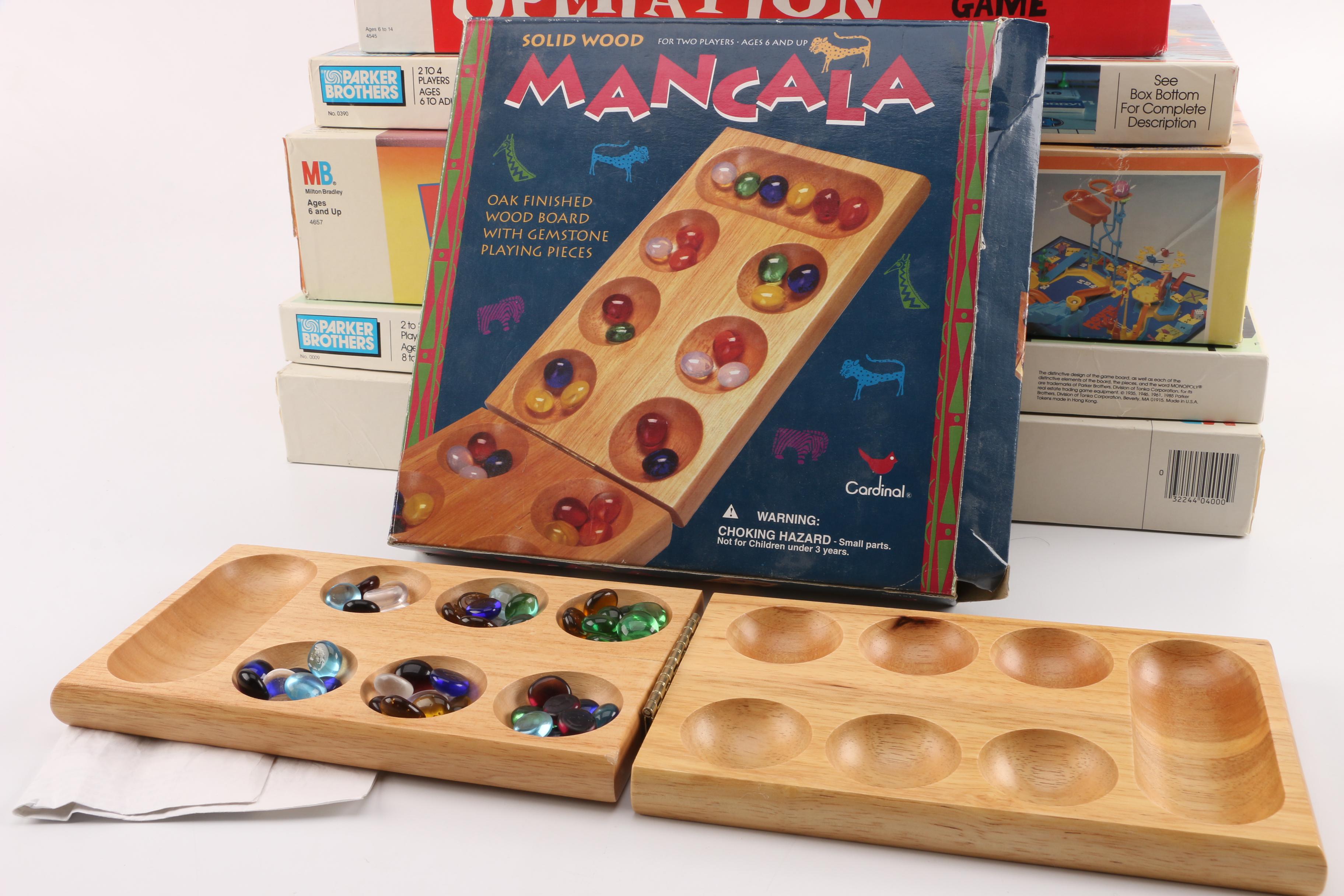 Collection of Vintage Board Games Including "Twister"