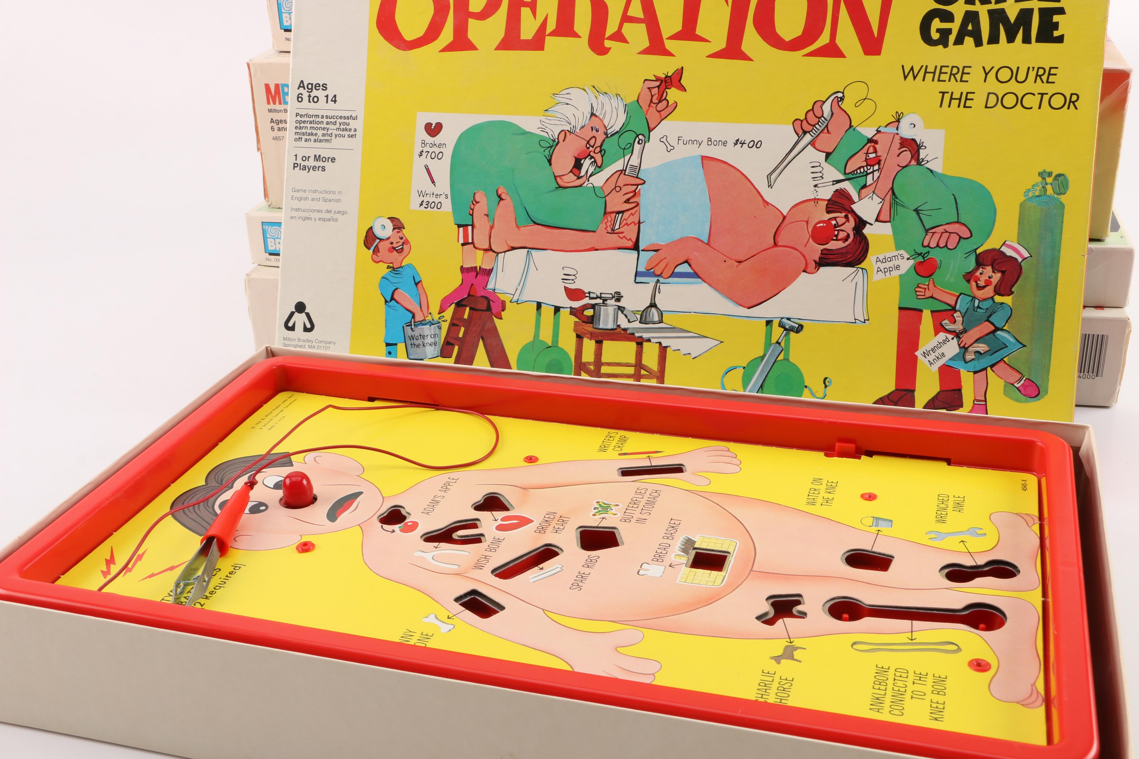 Collection of Vintage Board Games Including "Twister"