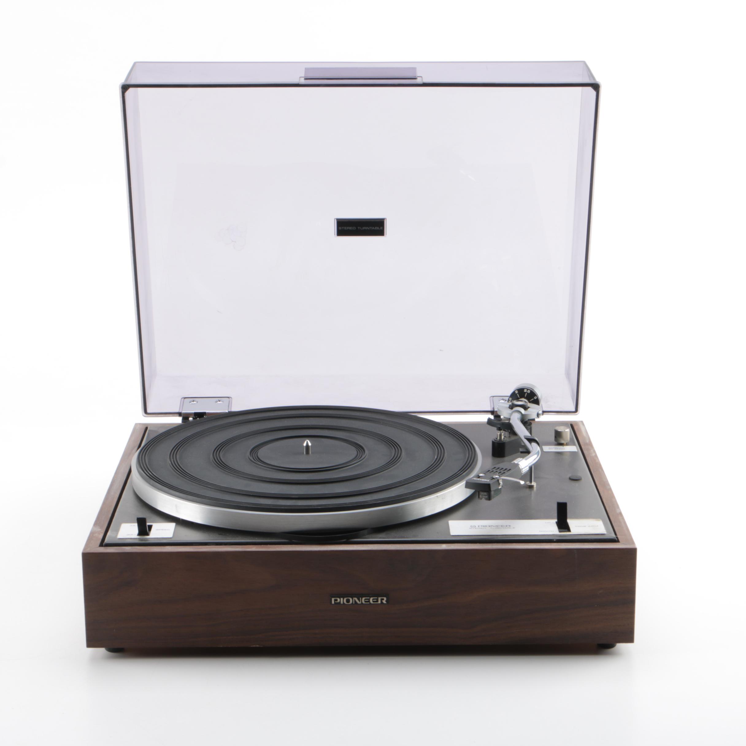 Vintage Pioneer PL-10 Stereo Turntable