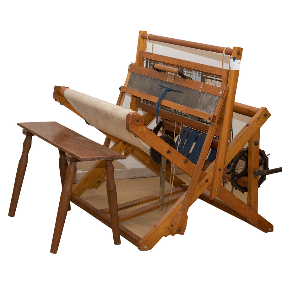 Ideal Harness Loom by Reed Loom Co. and Handmade Bench