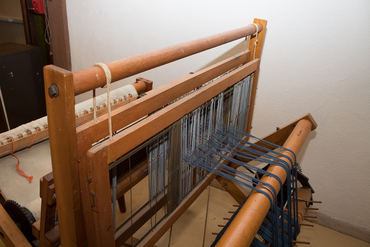 Ideal Harness Loom by Reed Loom Co. and Handmade Bench