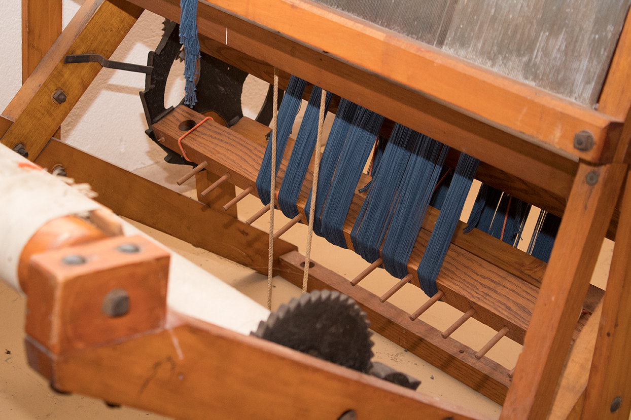 Ideal Harness Loom by Reed Loom Co. and Handmade Bench