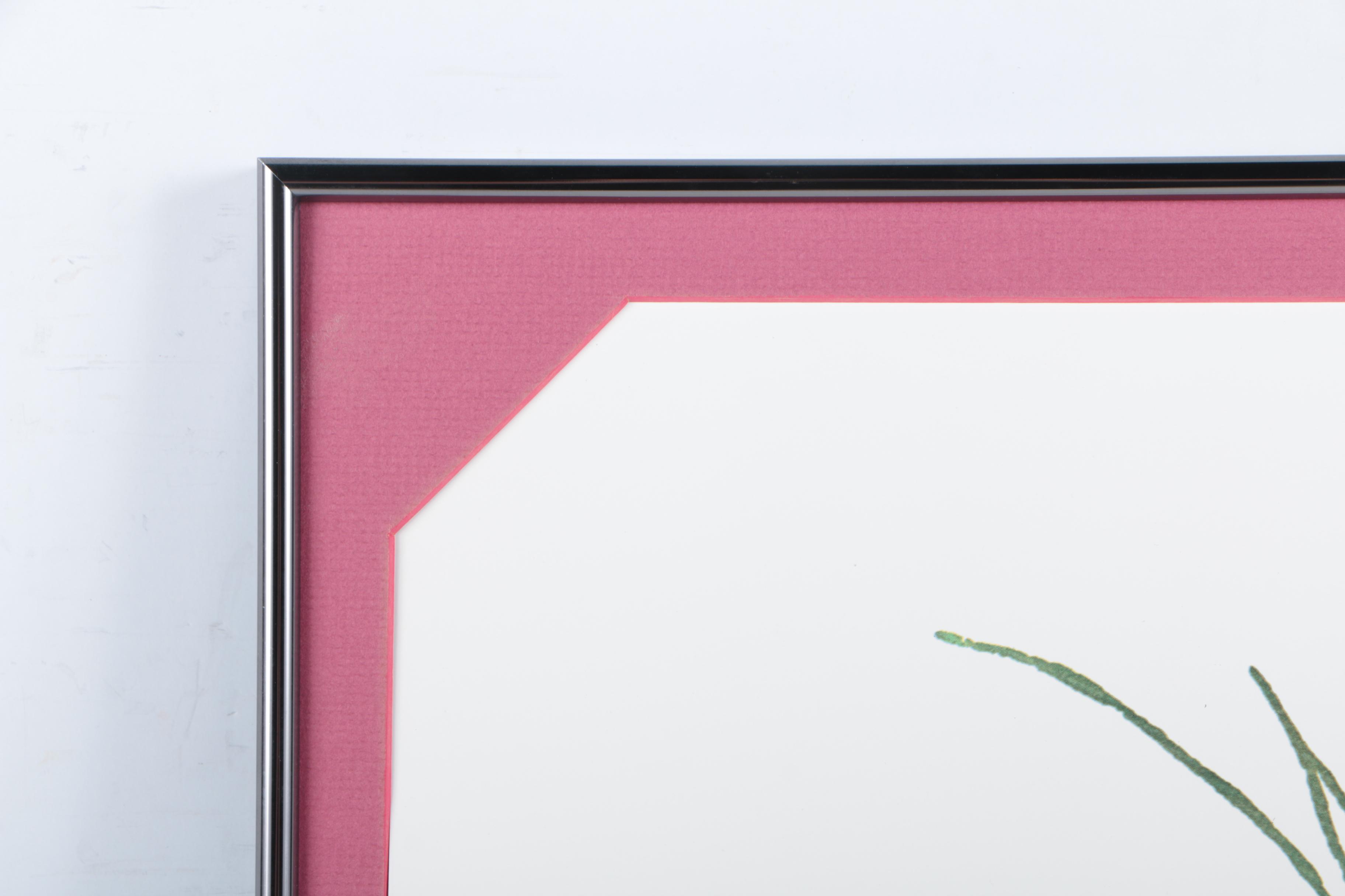 Offset Lithograph Print After Pablo Picasso "Hand Holding Flowers"