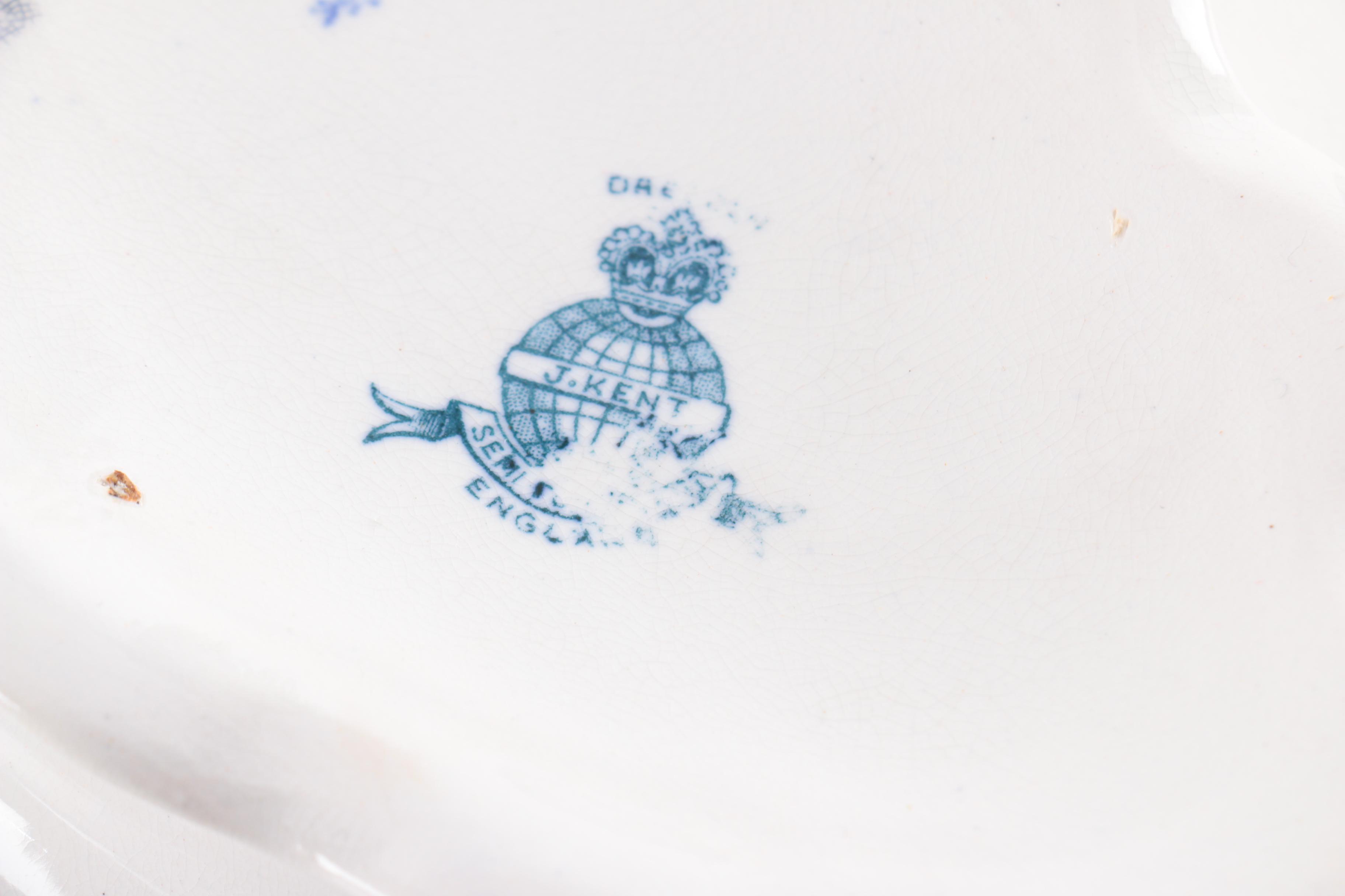 Antique English James Kent Porcelain Serving Dish