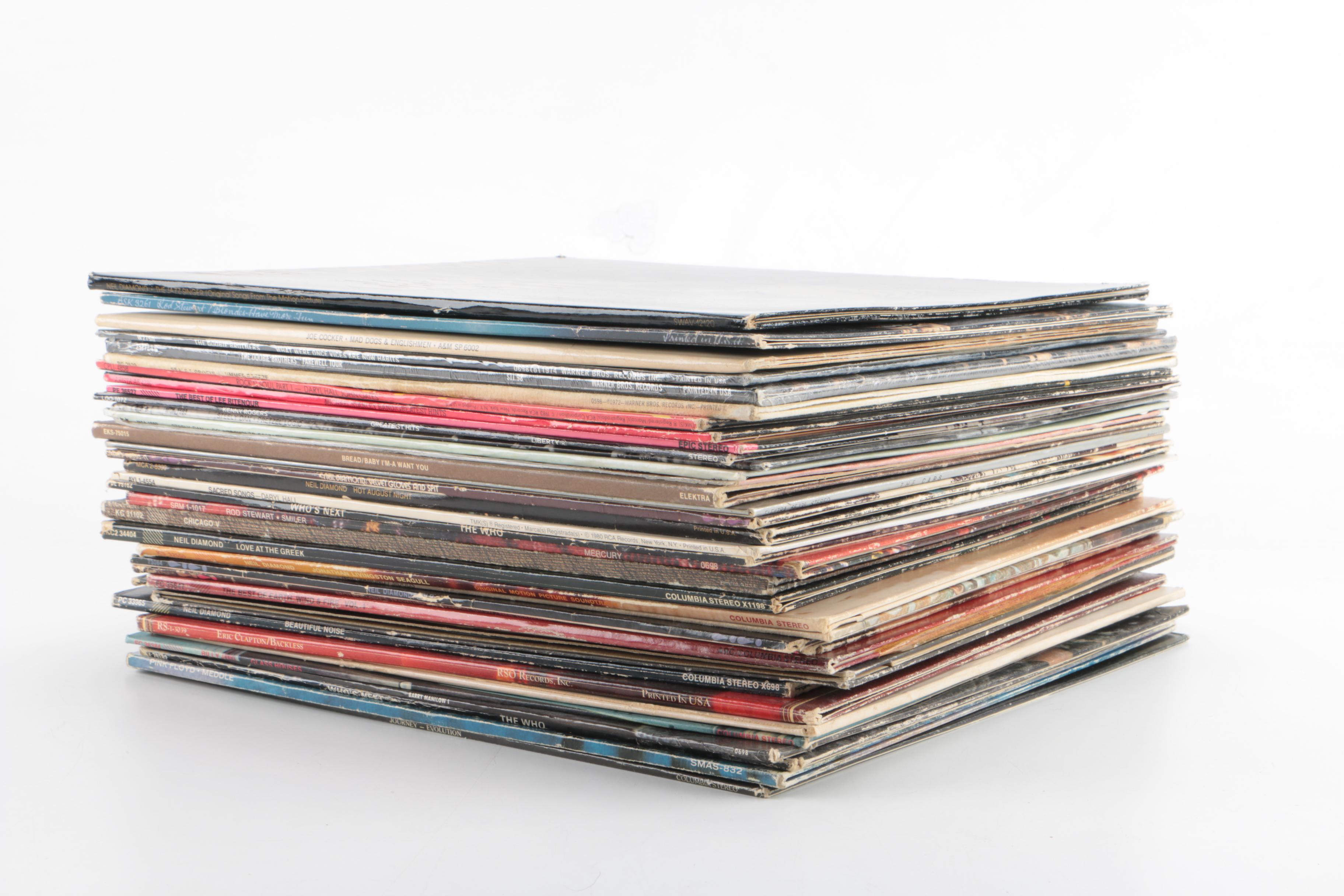 Neil Diamond, Rod Stewart, Eric Clapton, Barry Manilow, Journey, and Other LPs