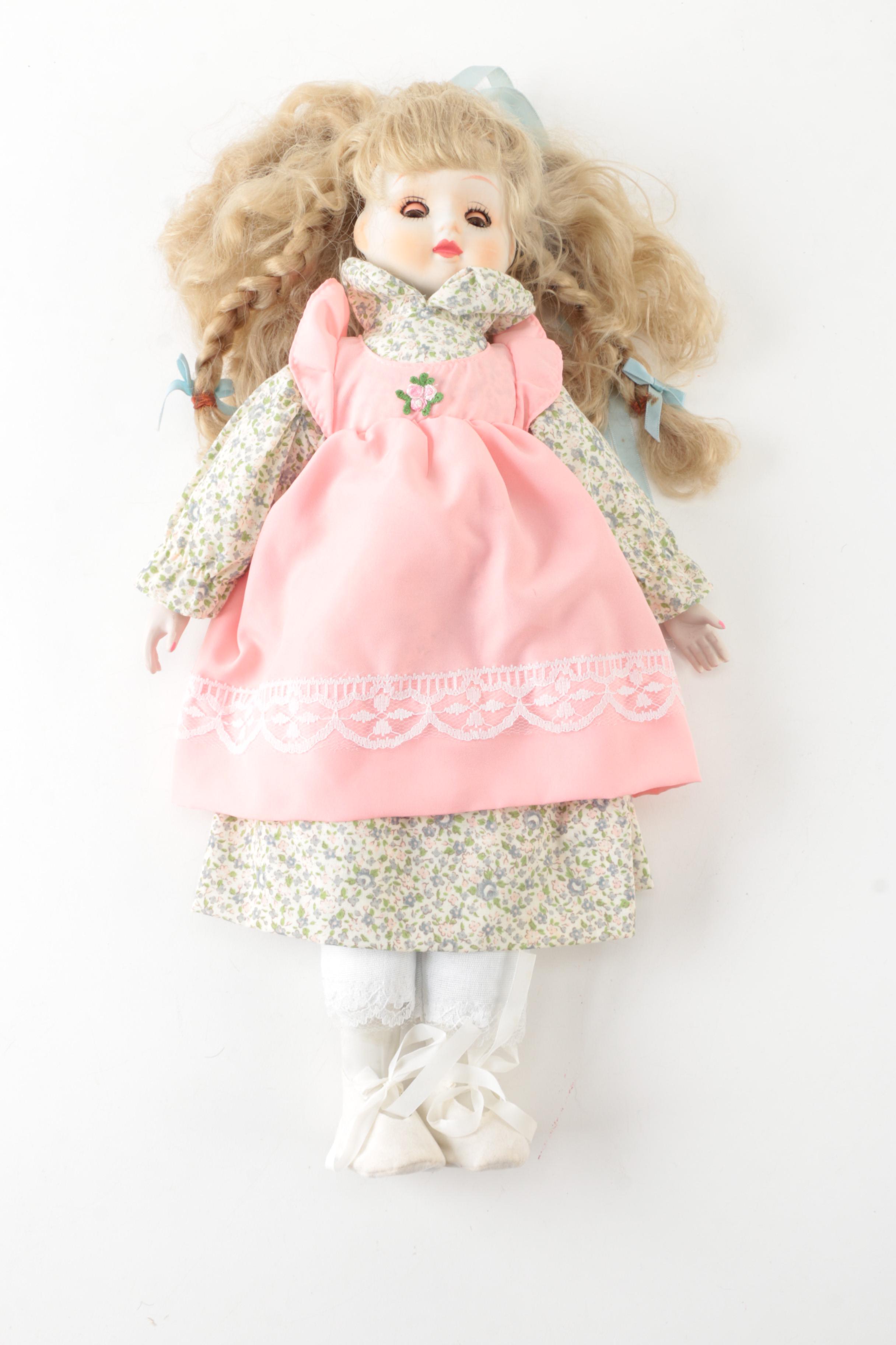 Vintage Hand-Painted Porcelain Dolls