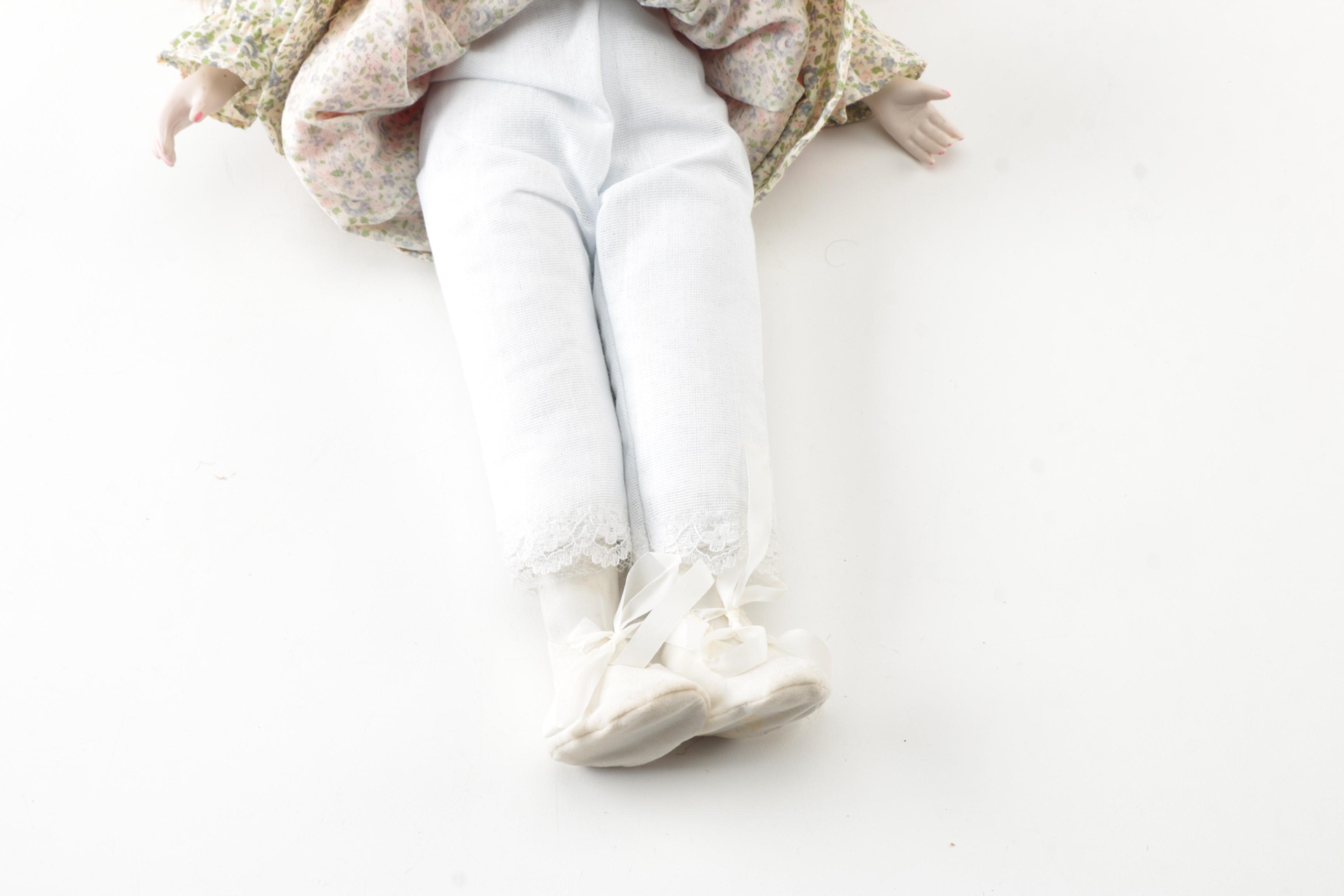 Vintage Hand-Painted Porcelain Dolls
