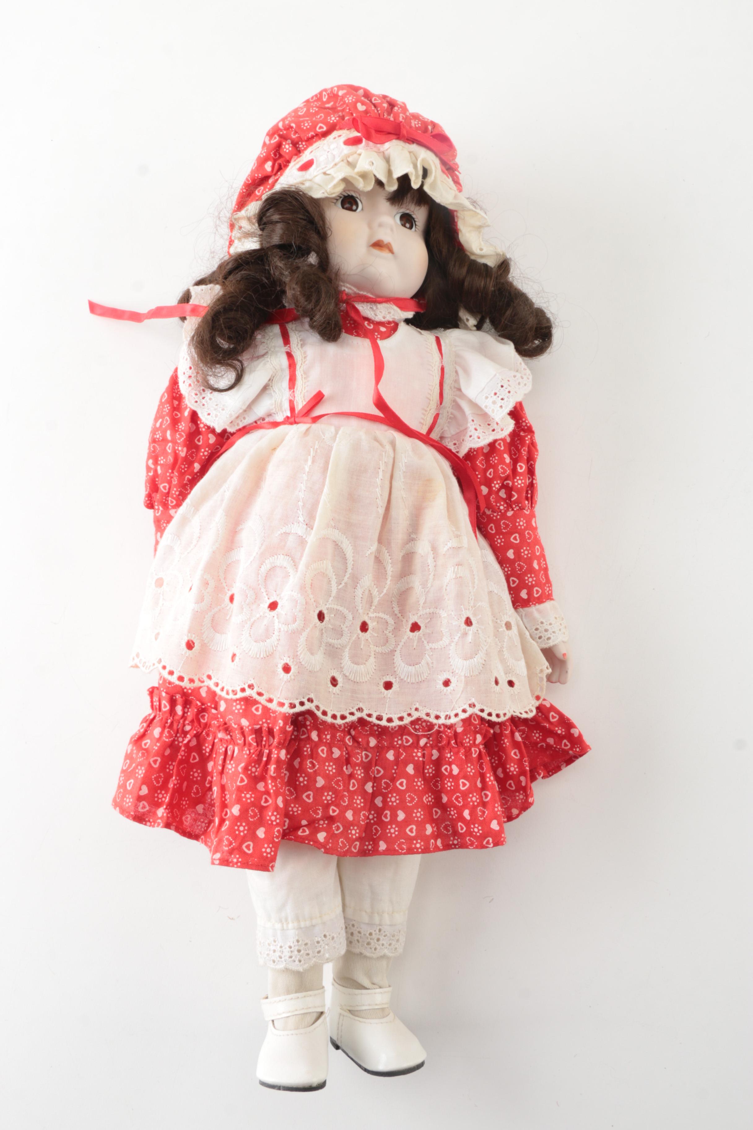Vintage Hand-Painted Porcelain Dolls