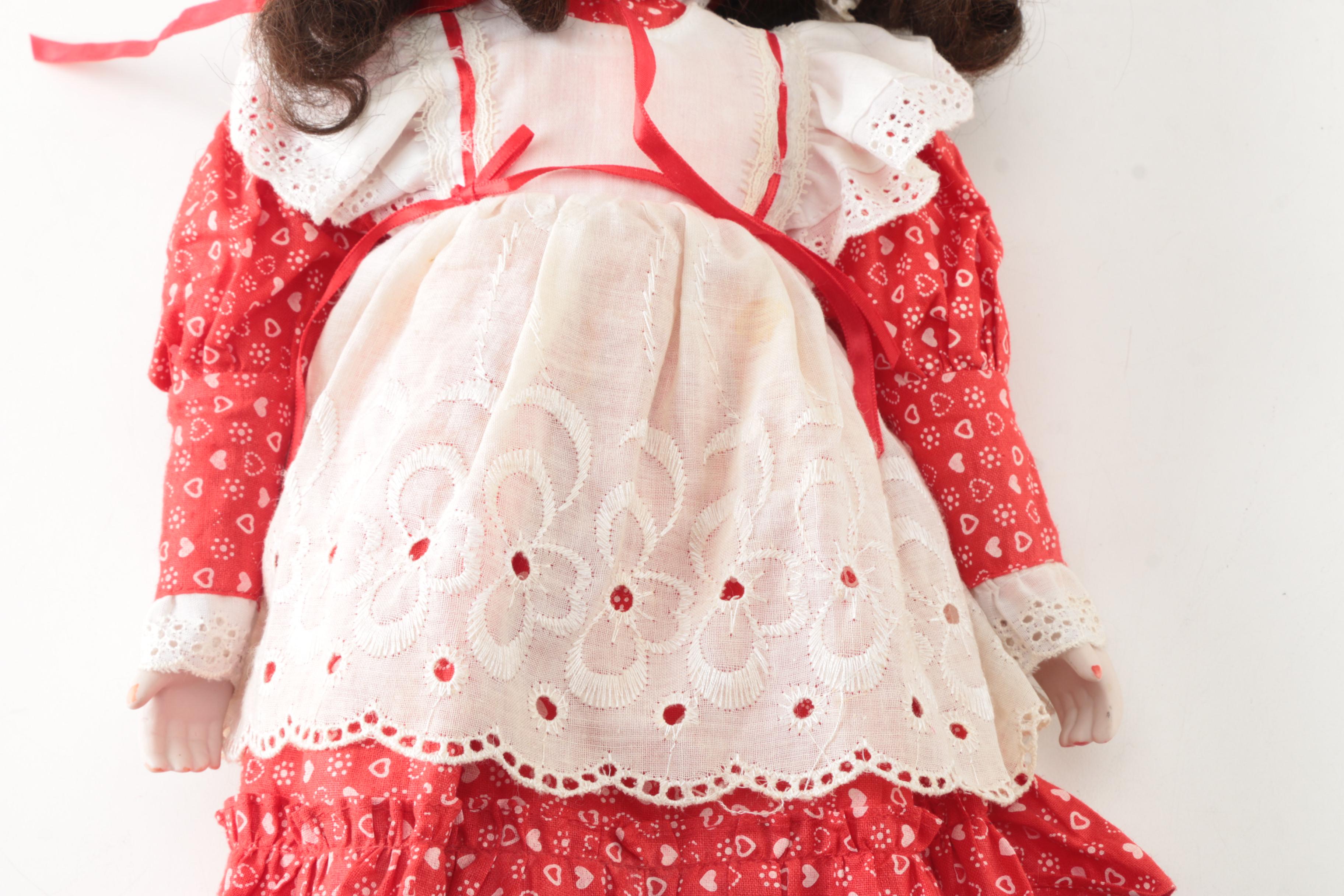 Vintage Hand-Painted Porcelain Dolls
