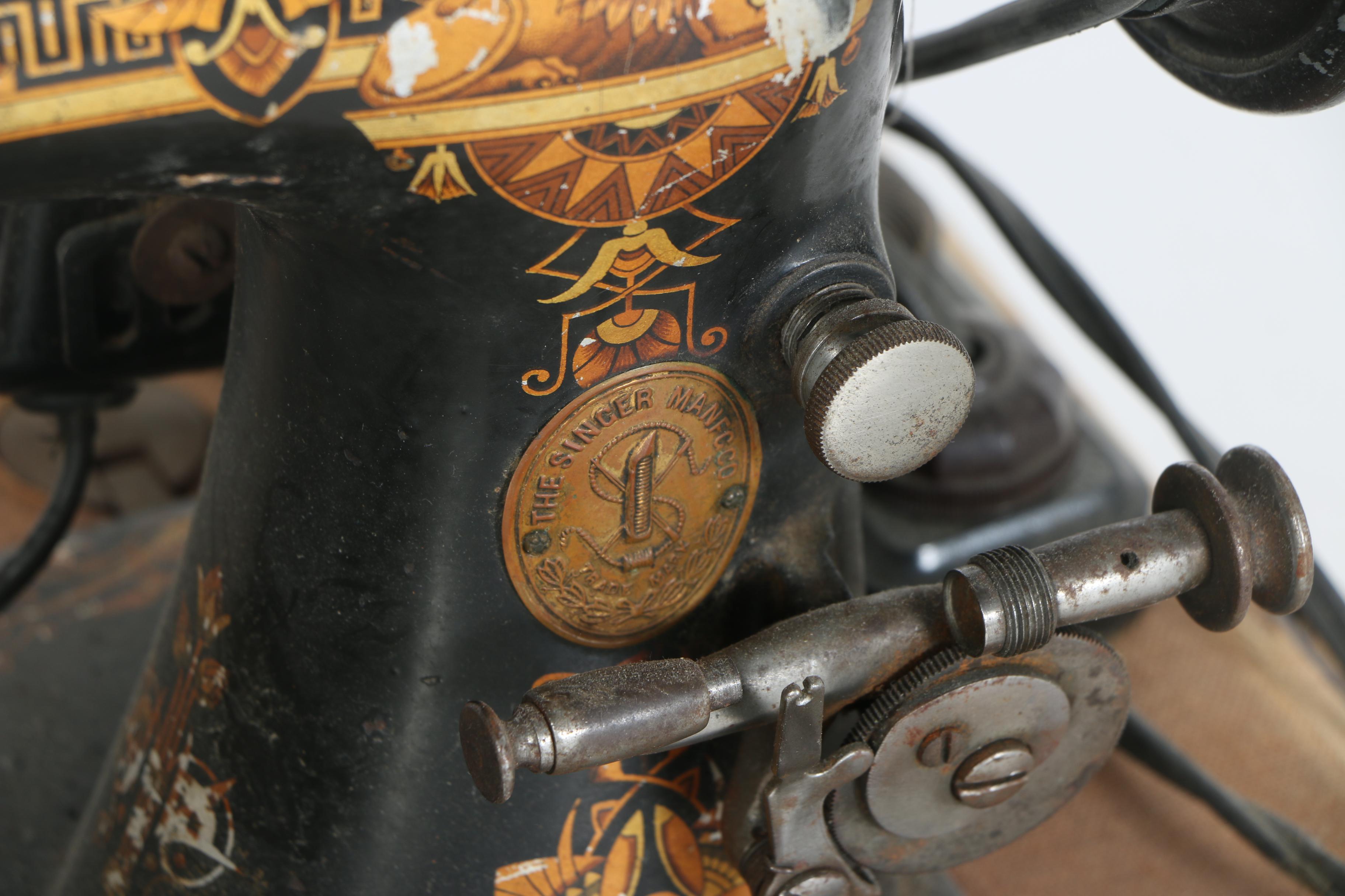 Antique Singer "Sphinx" Sewing Machine