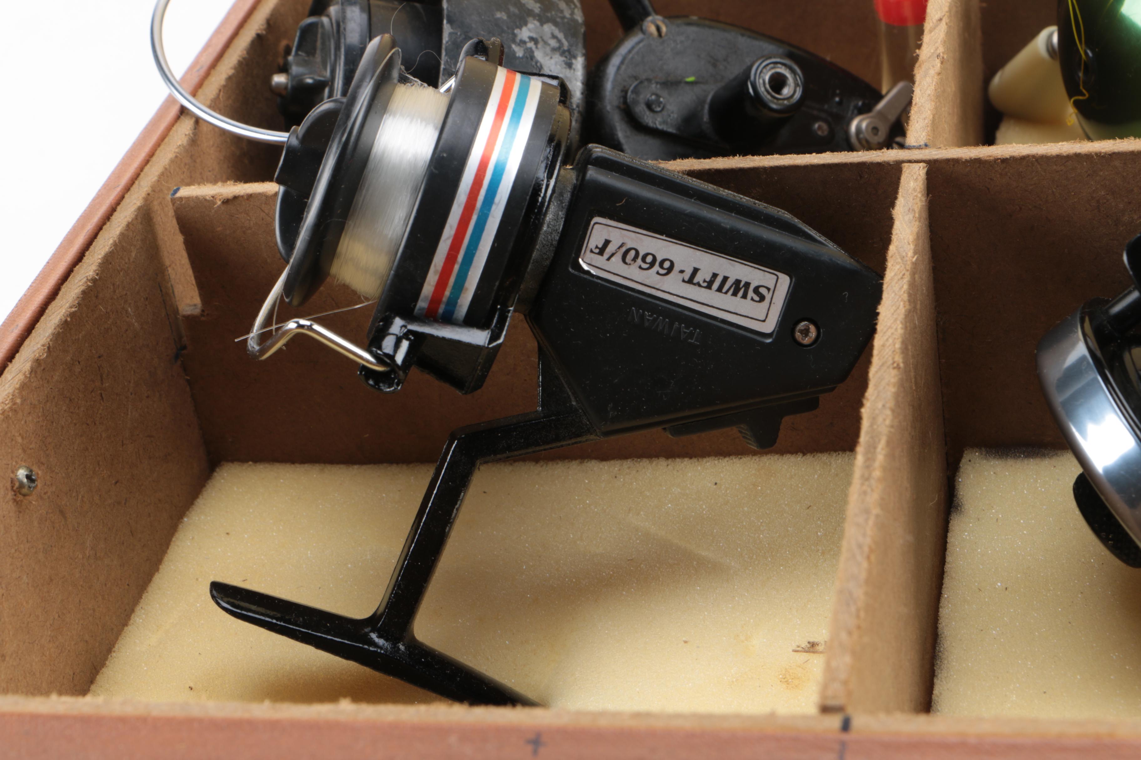 Vintage Fishing Reels and Ice Fishing Tip-Up