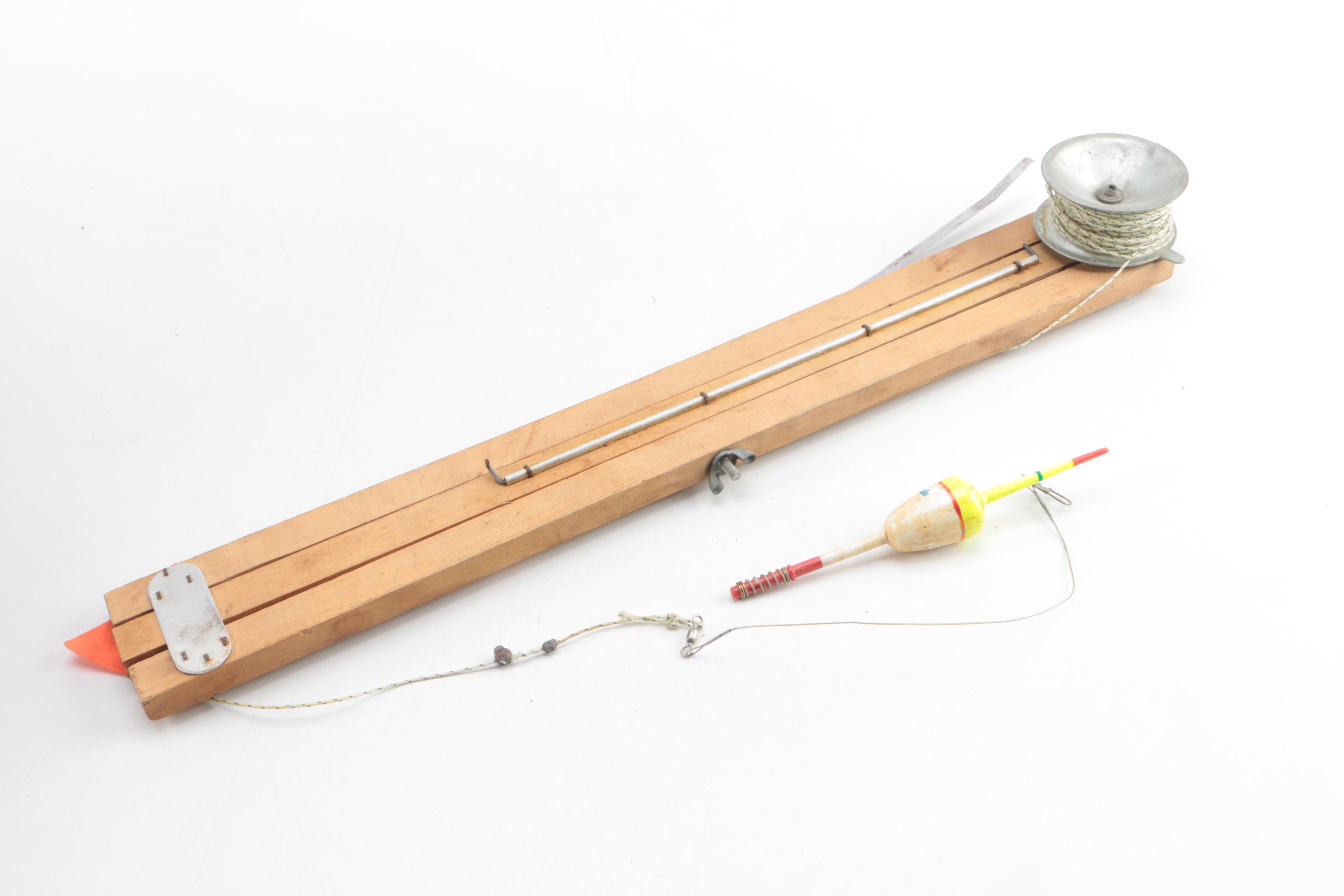 Vintage Fishing Reels and Ice Fishing Tip-Up