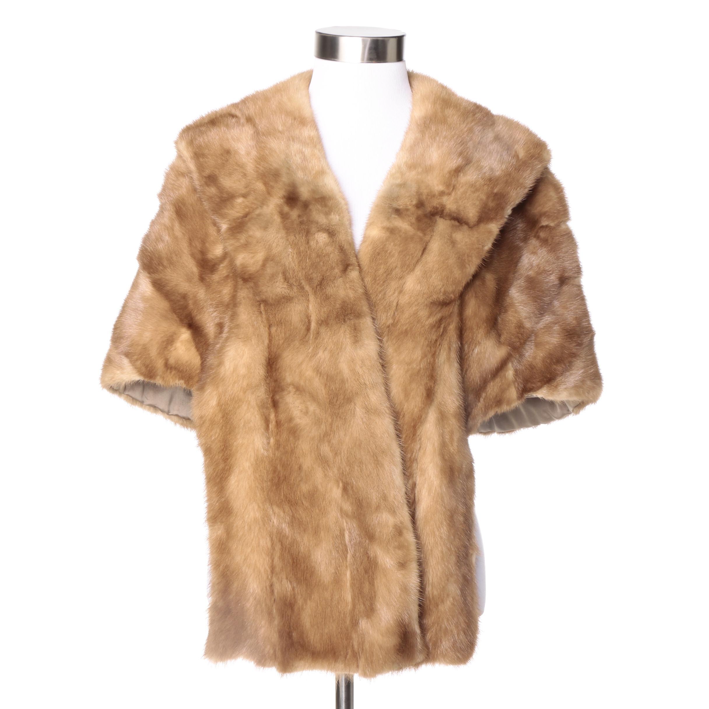 Vintage Mink Fur Stole
