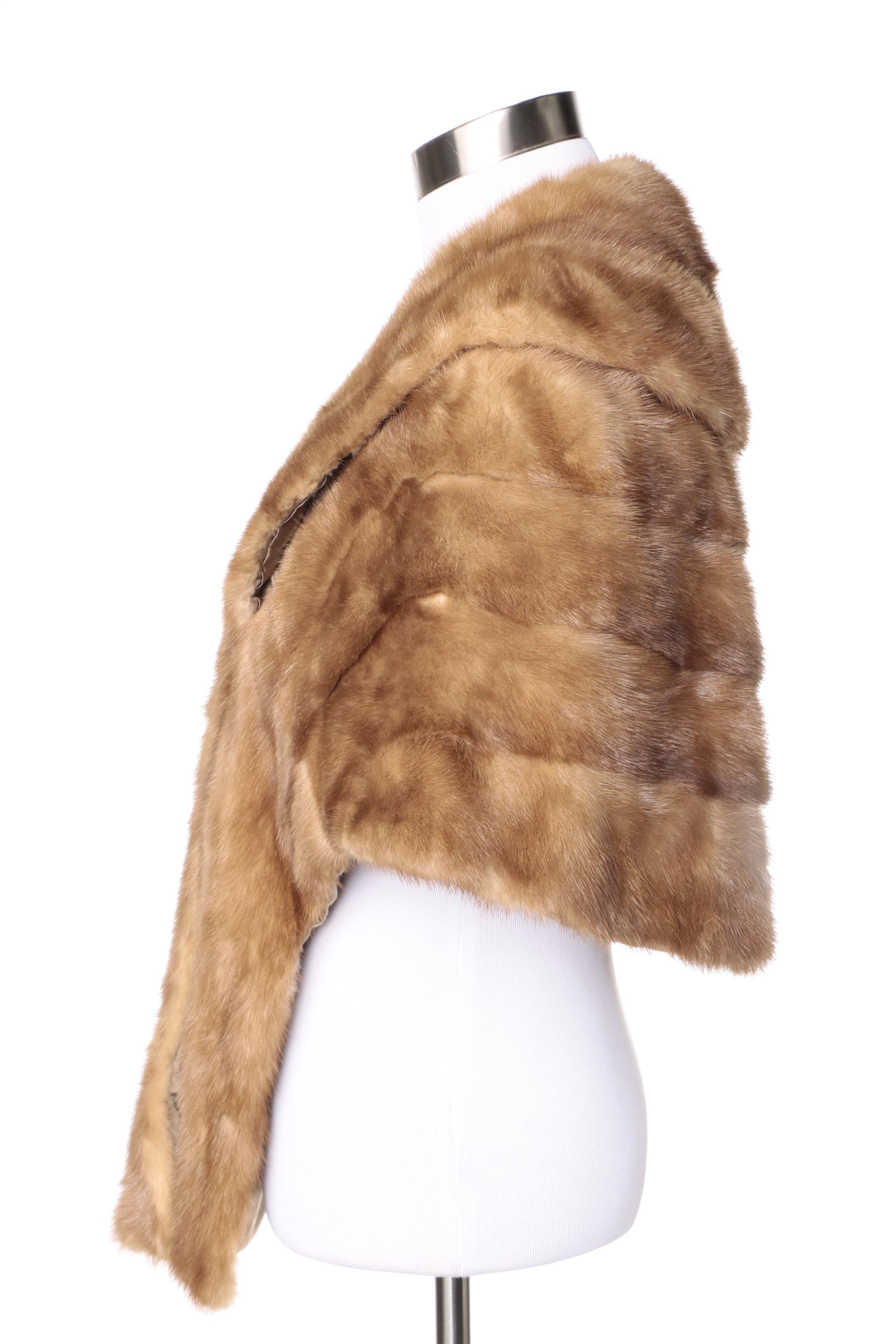 Vintage Mink Fur Stole