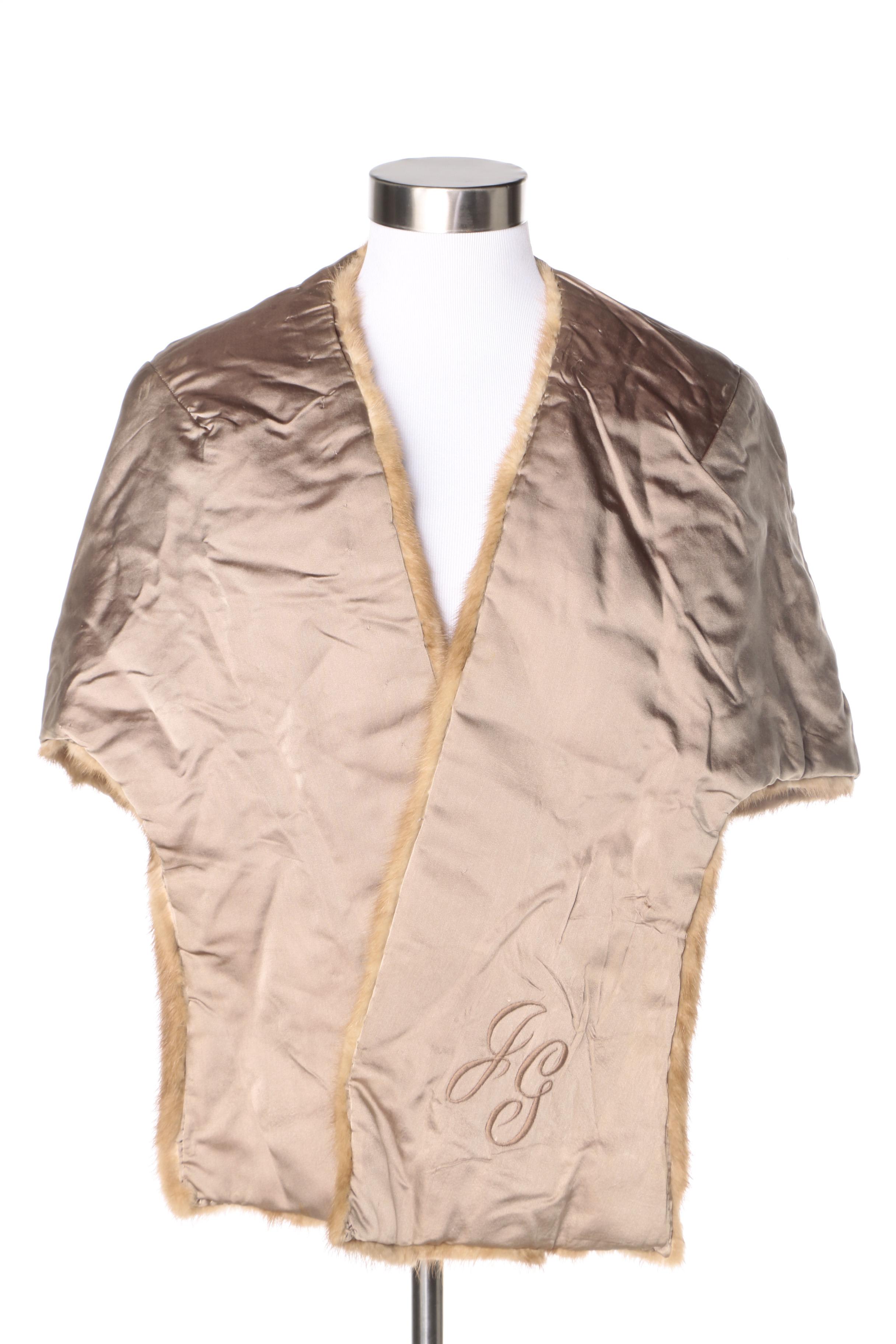 Vintage Mink Fur Stole