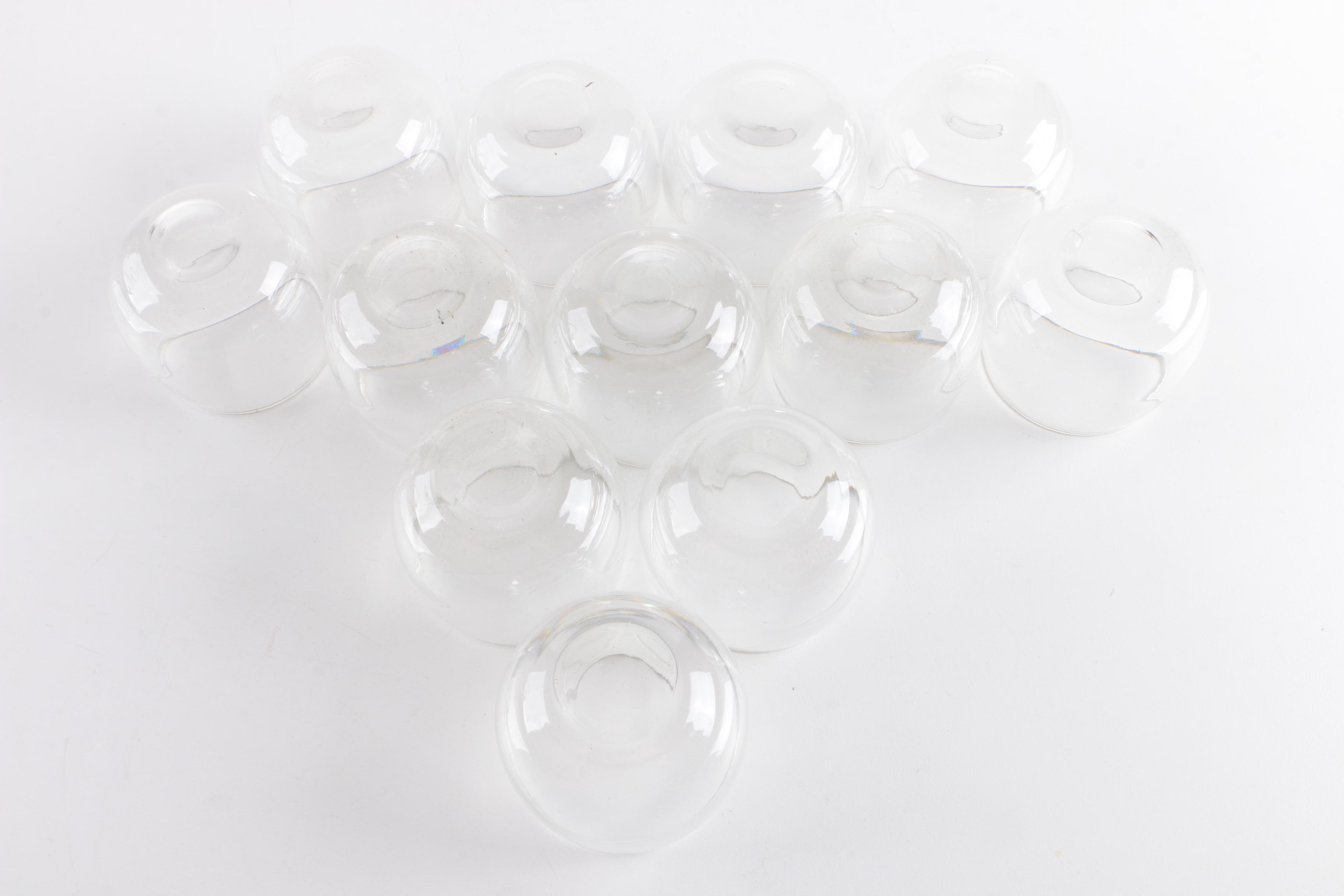 Vintage Chrome Bamboo Hollywood Regency Style Punch Set