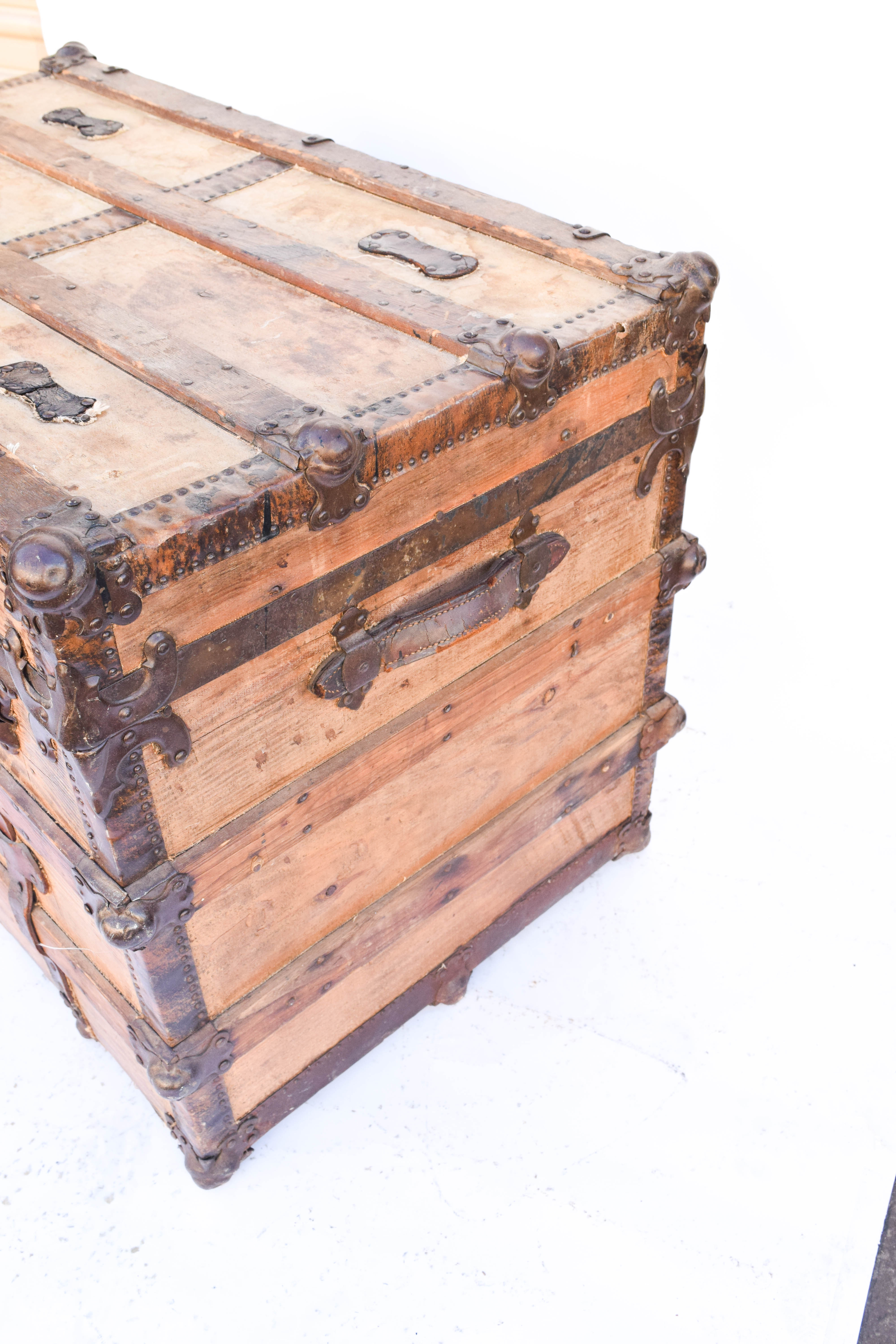 Antique Steamer Trunk