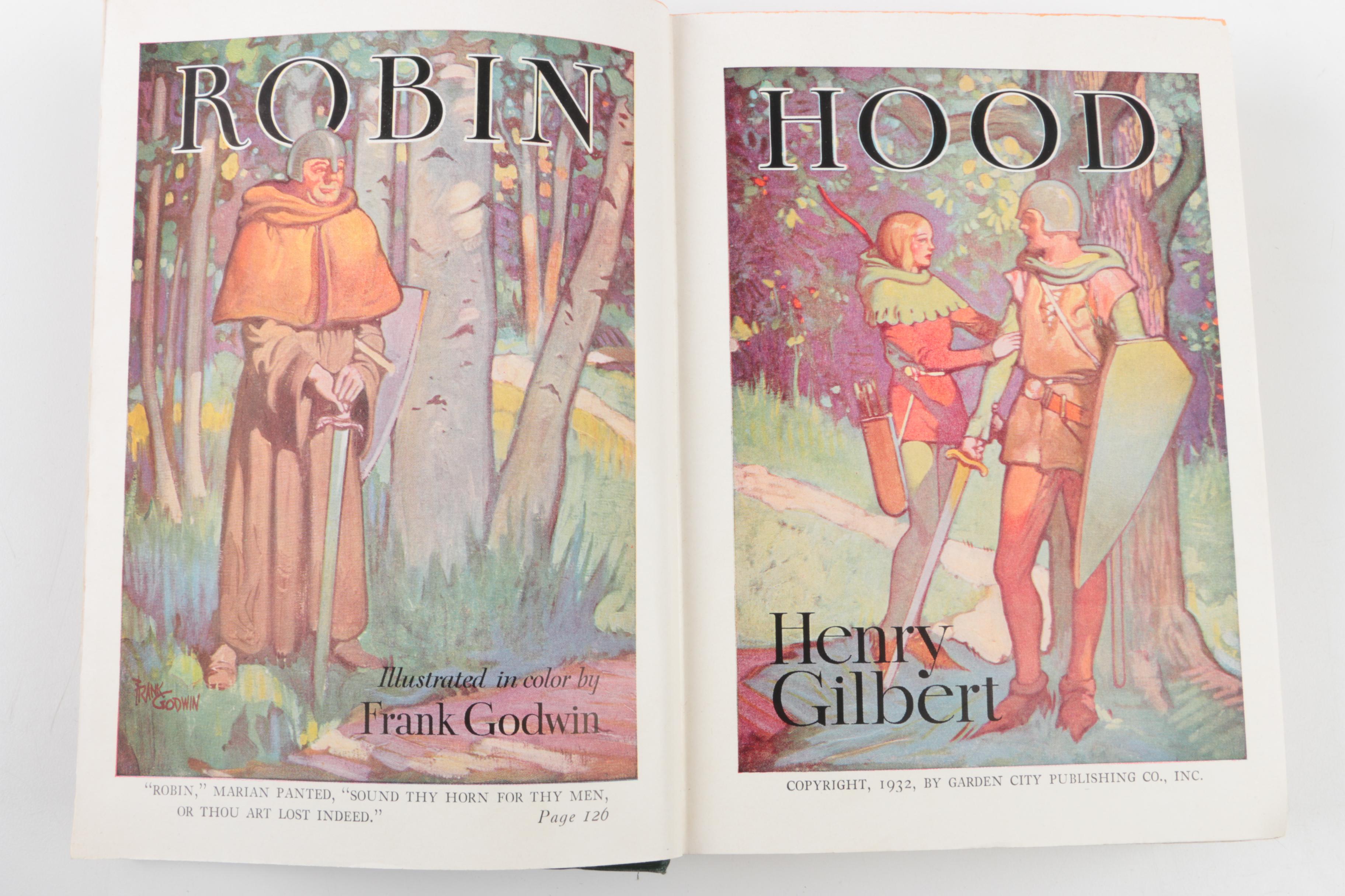 Children's Books Including 1963 Golden Books "Robin Hood" and "Black Beauty"