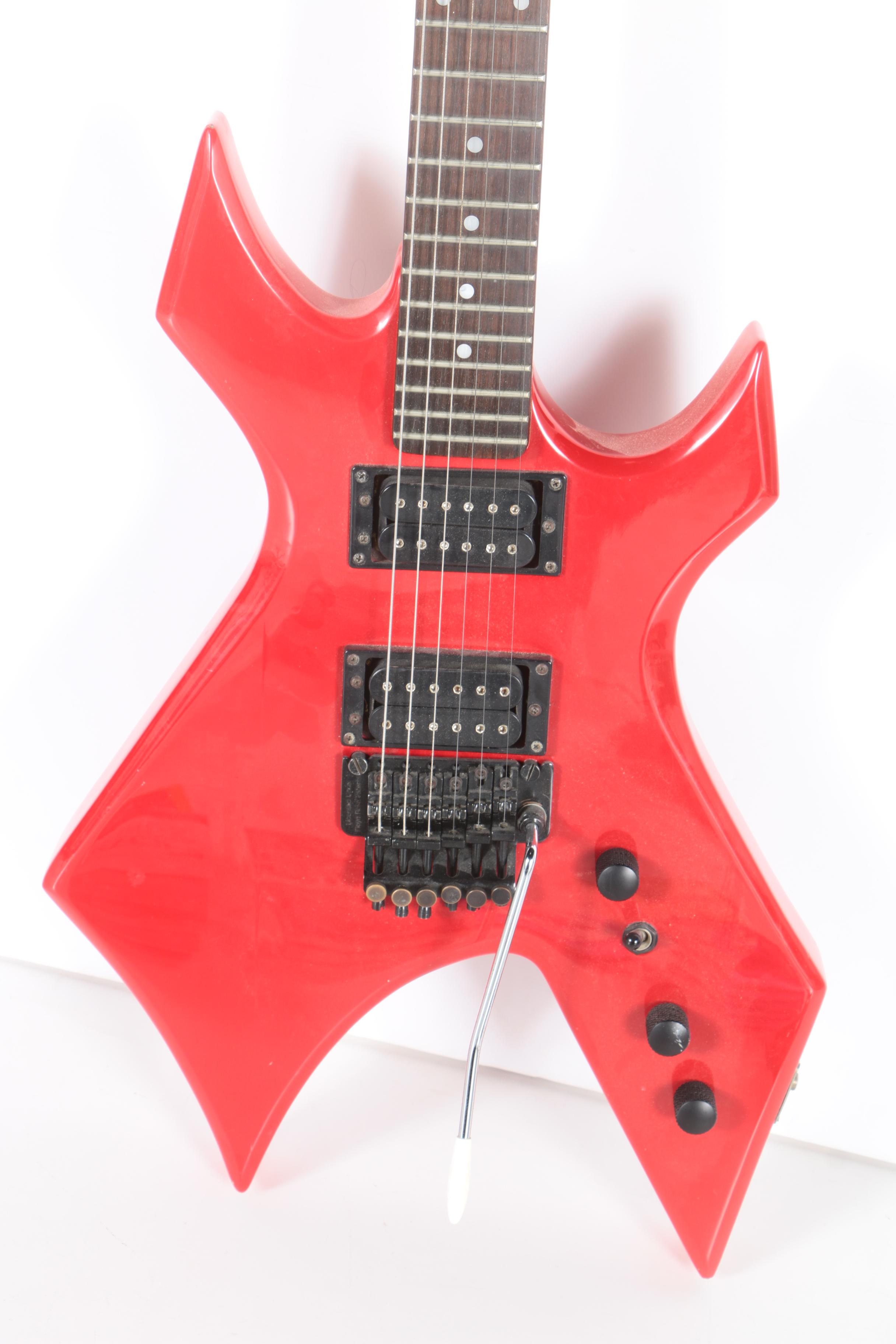 BC Rich "NJ Series" Warlock Electric Guitar with Gig Bag and Strings